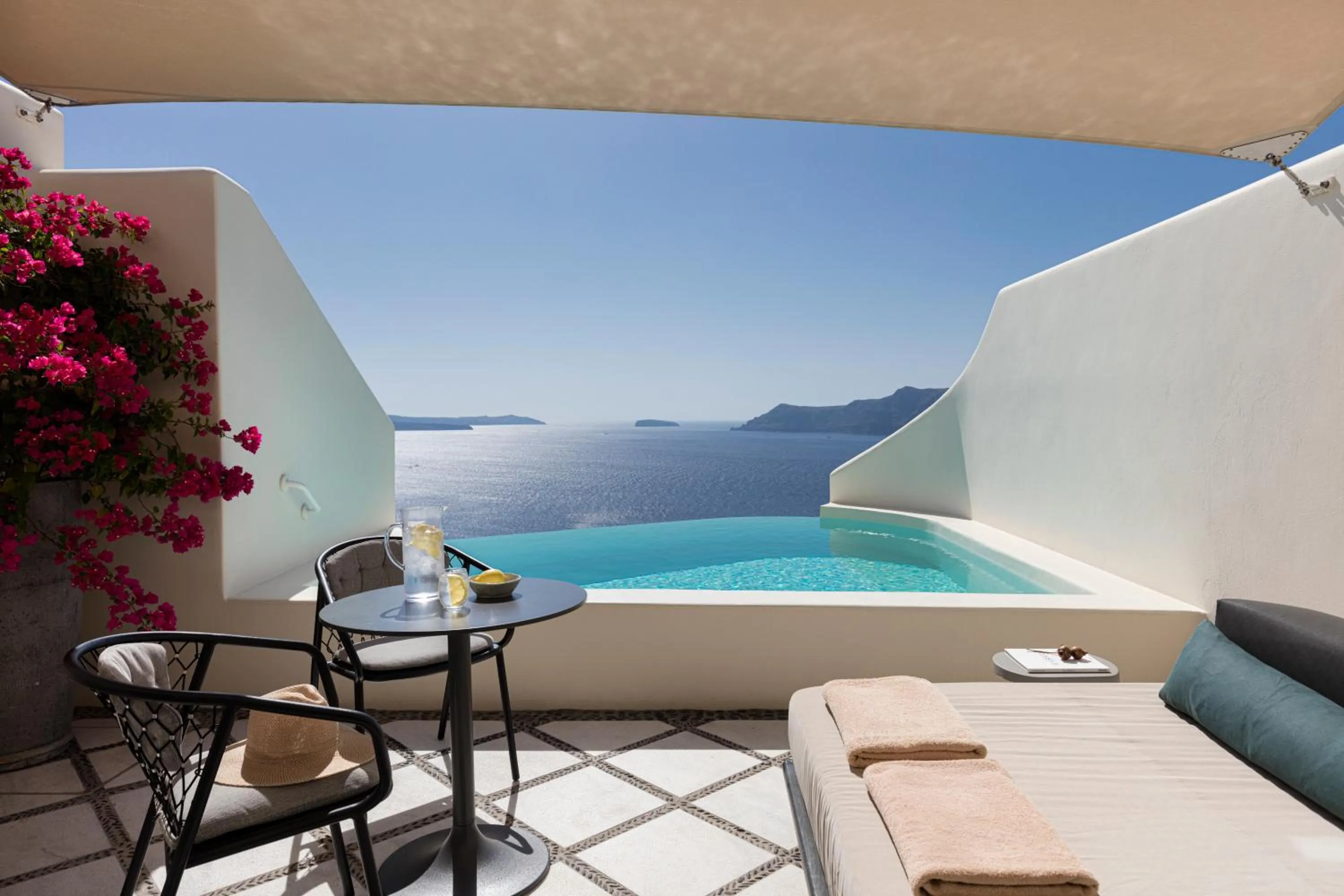 Patio in Canaves Oia Suites - Small Luxury Hotels of the World