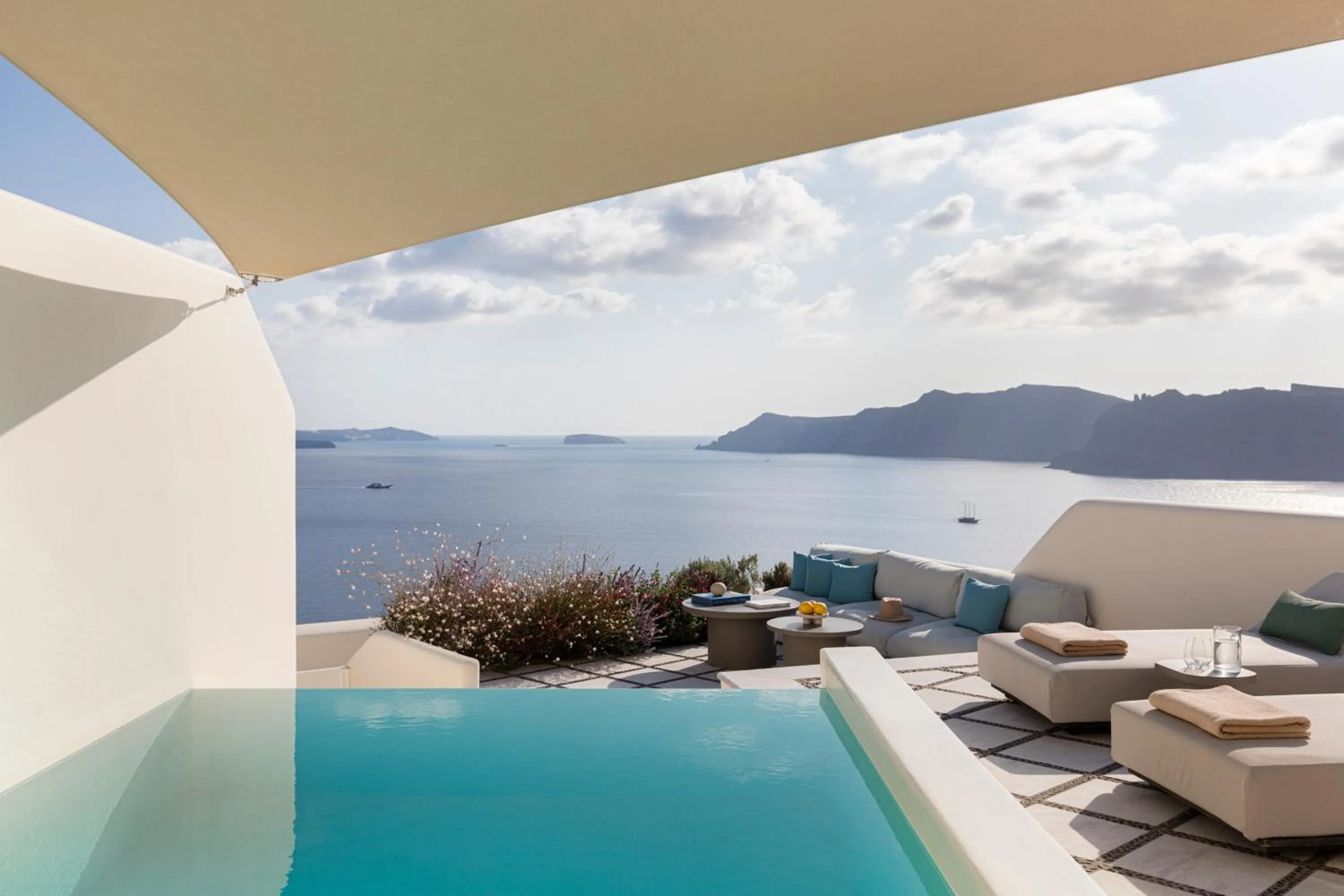 Patio in Canaves Oia Suites - Small Luxury Hotels of the World