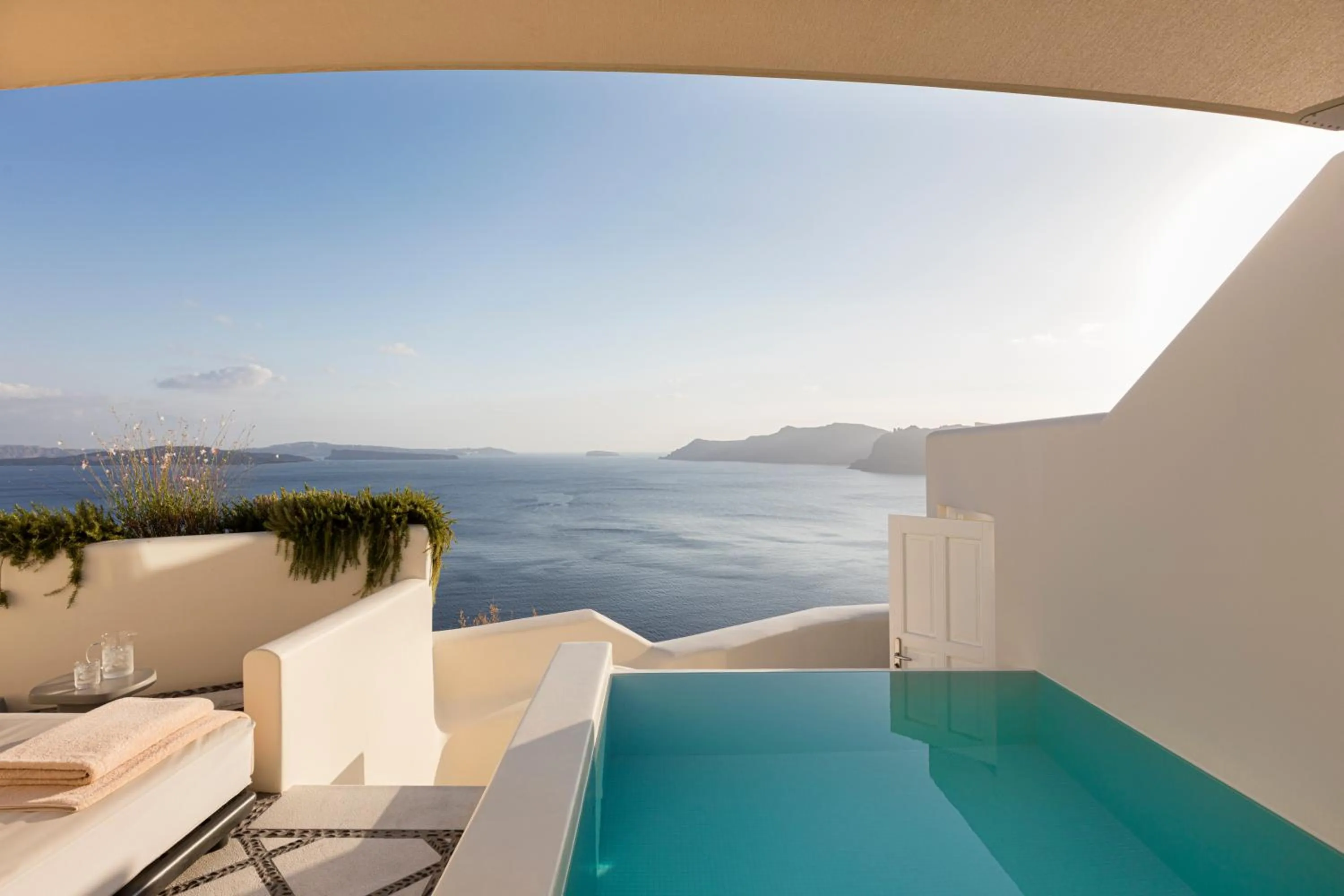 Balcony/Terrace in Canaves Oia Suites - Small Luxury Hotels of the World