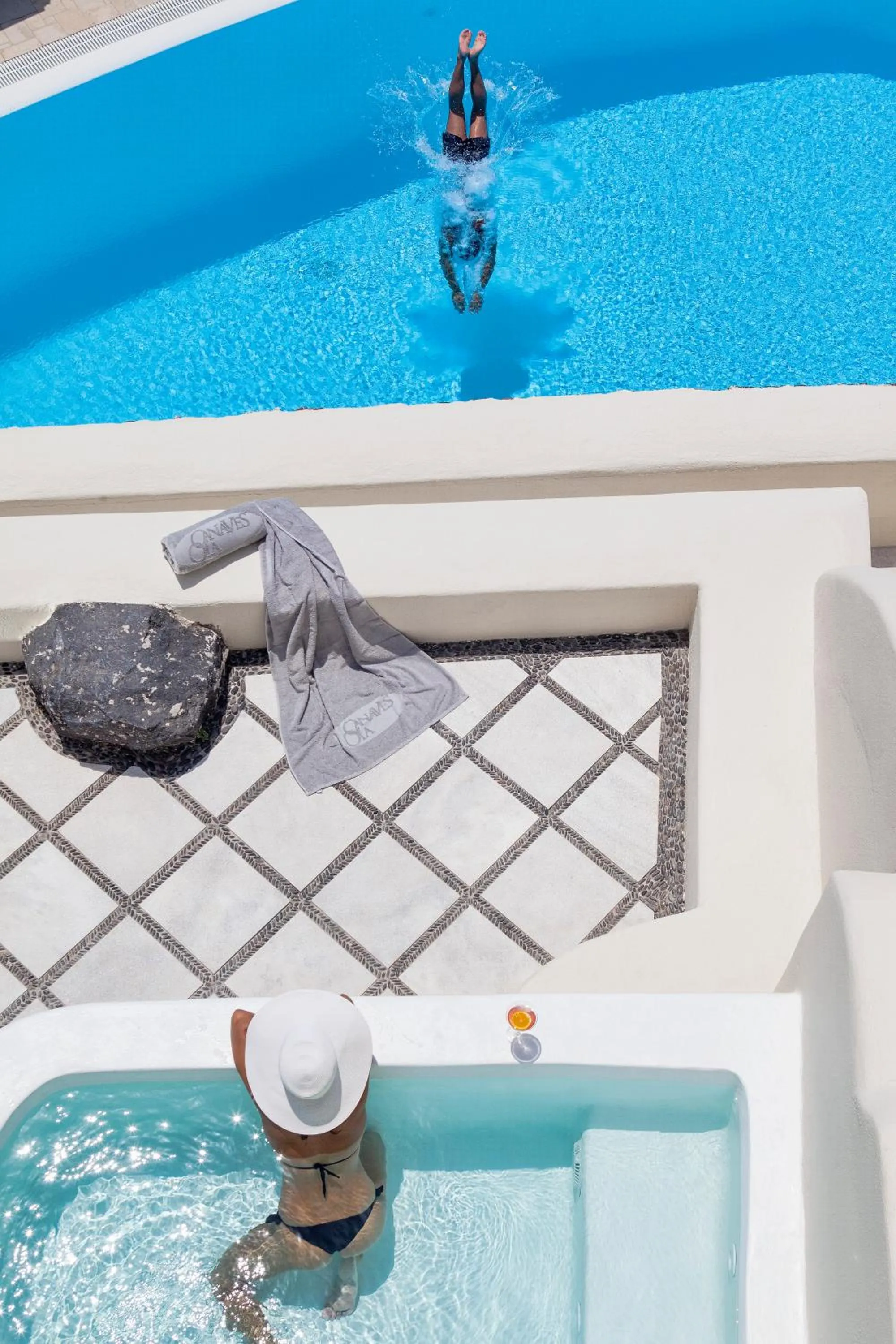 Patio in Canaves Oia Suites - Small Luxury Hotels of the World