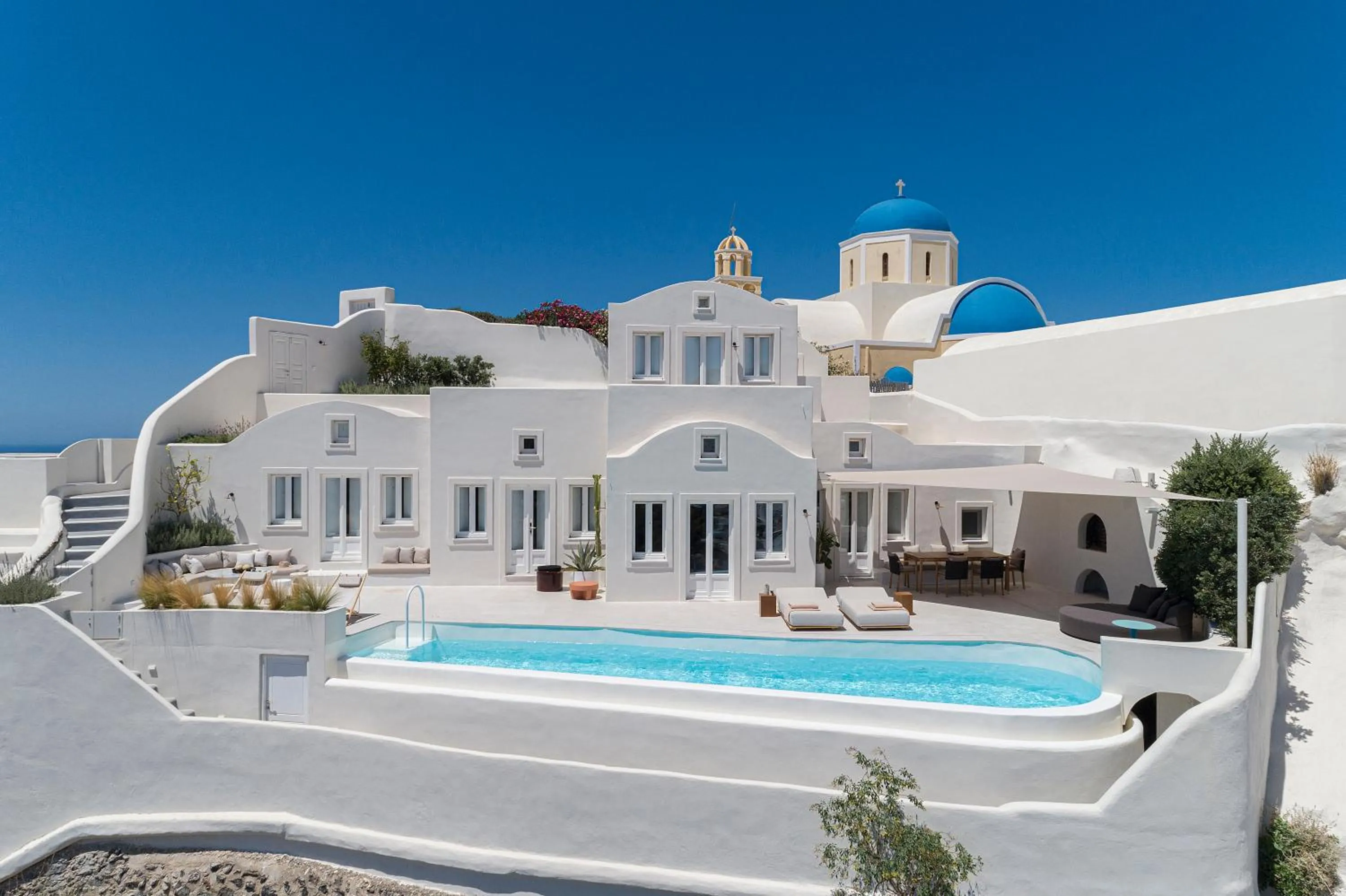 Property building in Canaves Oia Suites - Small Luxury Hotels of the World