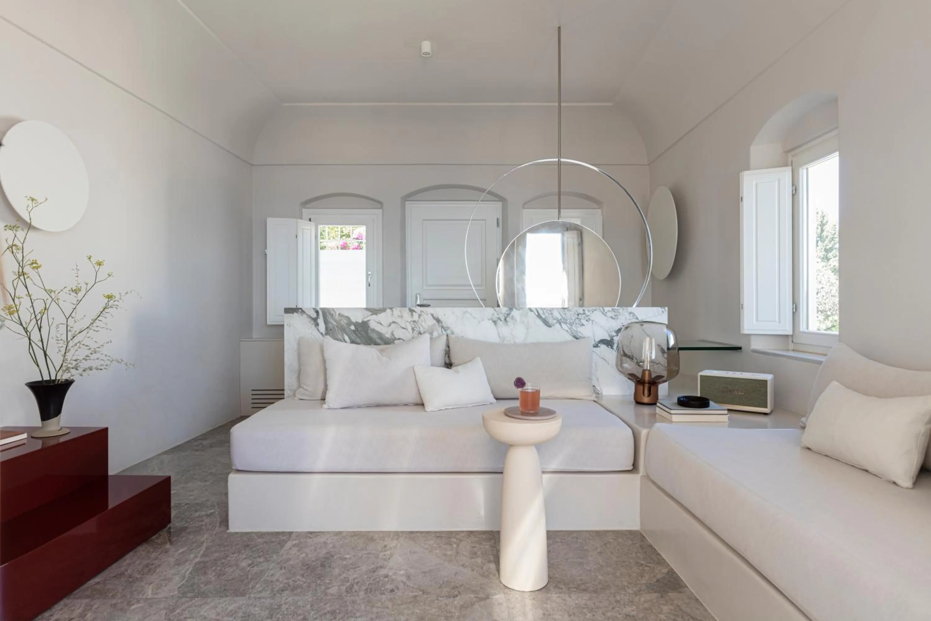 Living room in Canaves Oia Suites - Small Luxury Hotels of the World