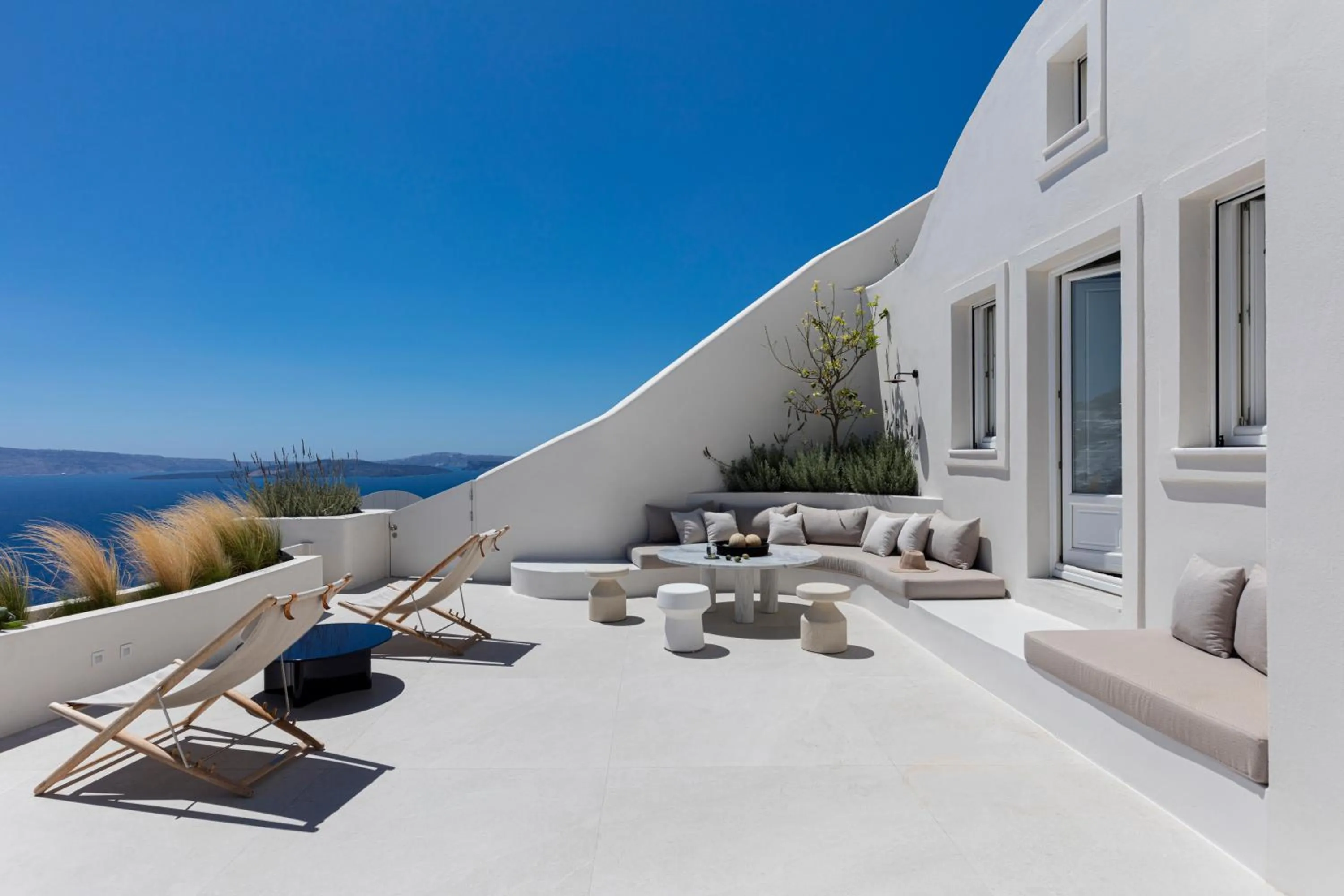 Patio in Canaves Oia Suites - Small Luxury Hotels of the World