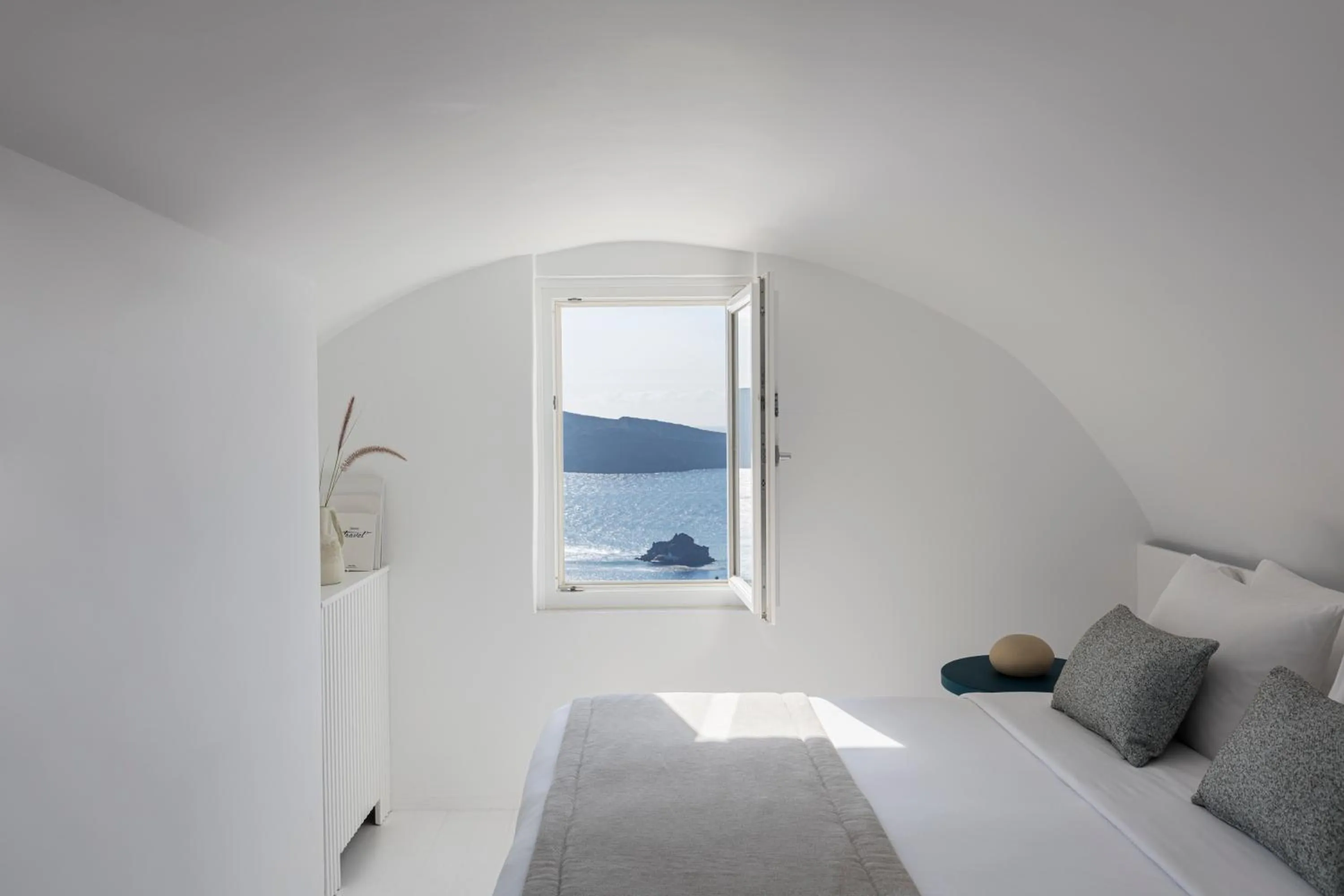 Bed in Canaves Oia Suites - Small Luxury Hotels of the World