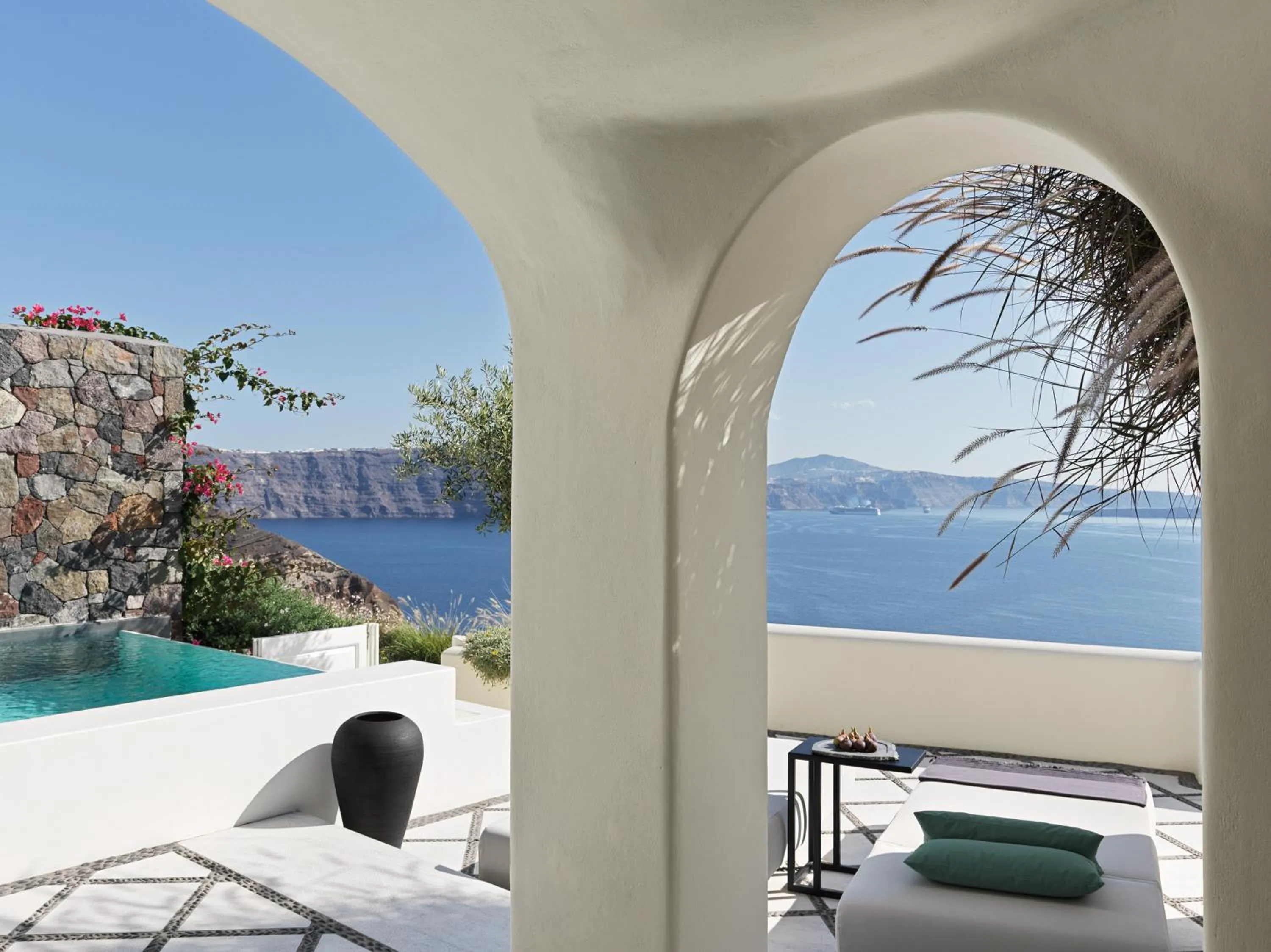 Patio in Canaves Oia Suites - Small Luxury Hotels of the World