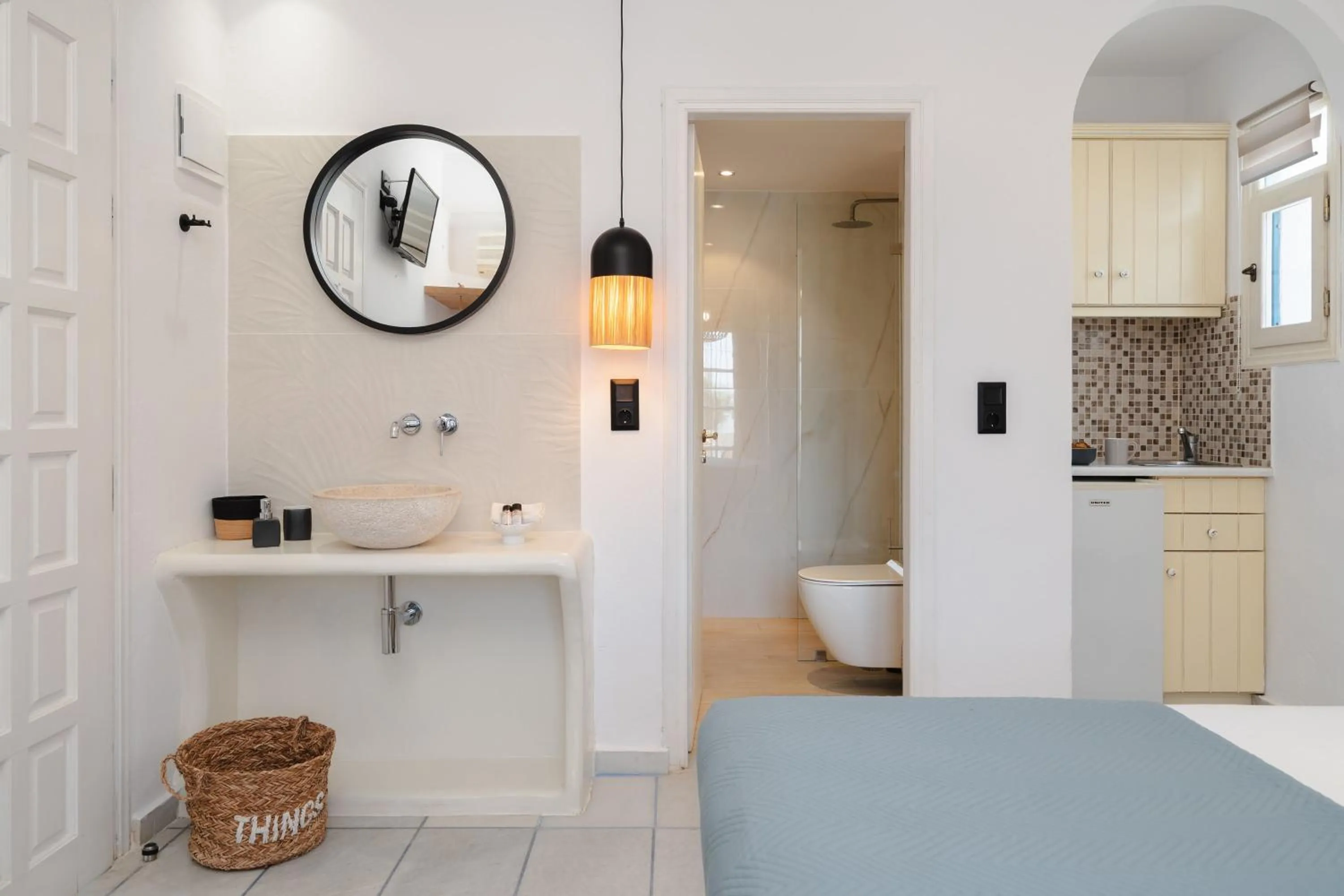 Bed in Sea View Apartments & Studios