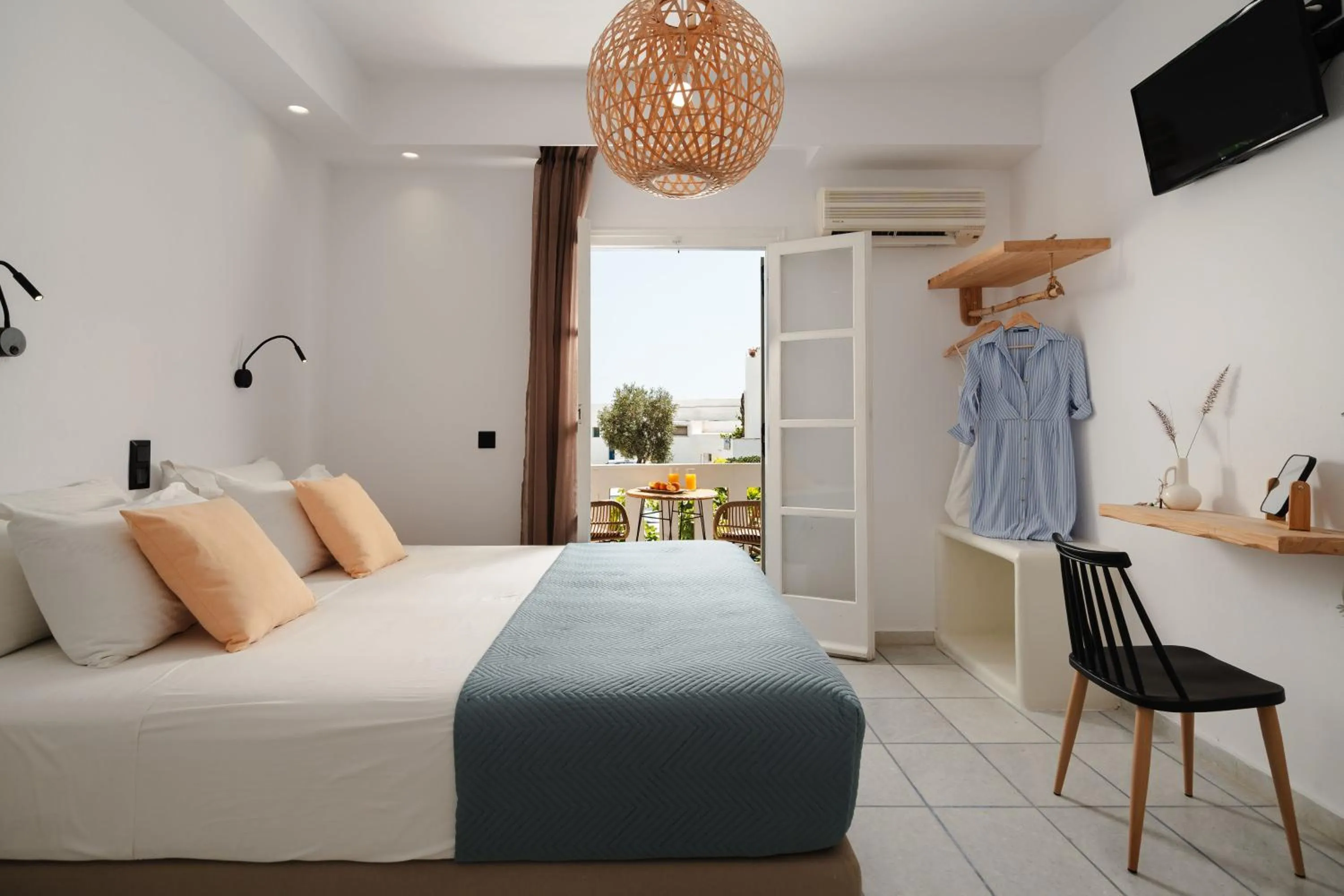 Bed in Sea View Apartments & Studios