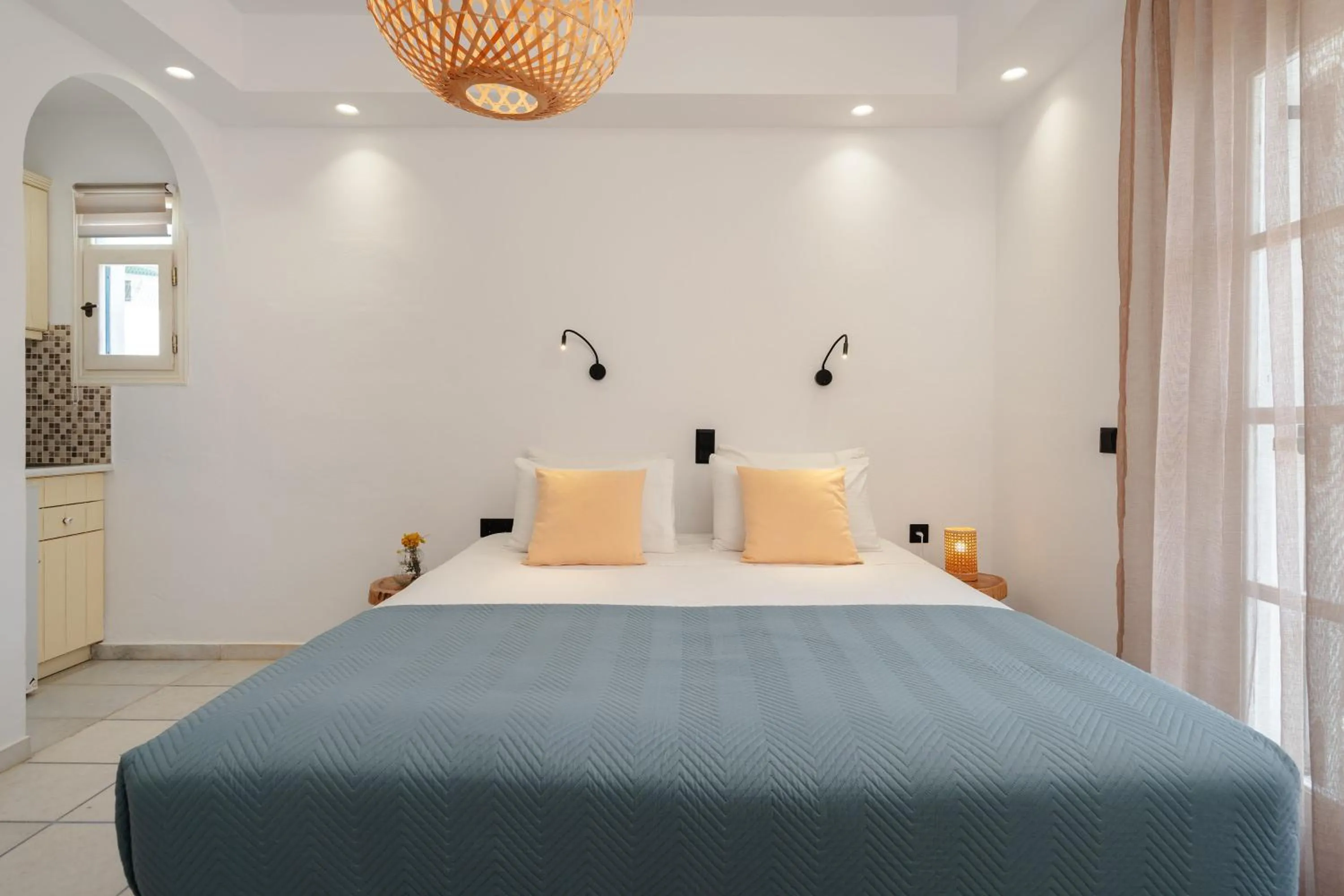 Bed in Sea View Apartments & Studios