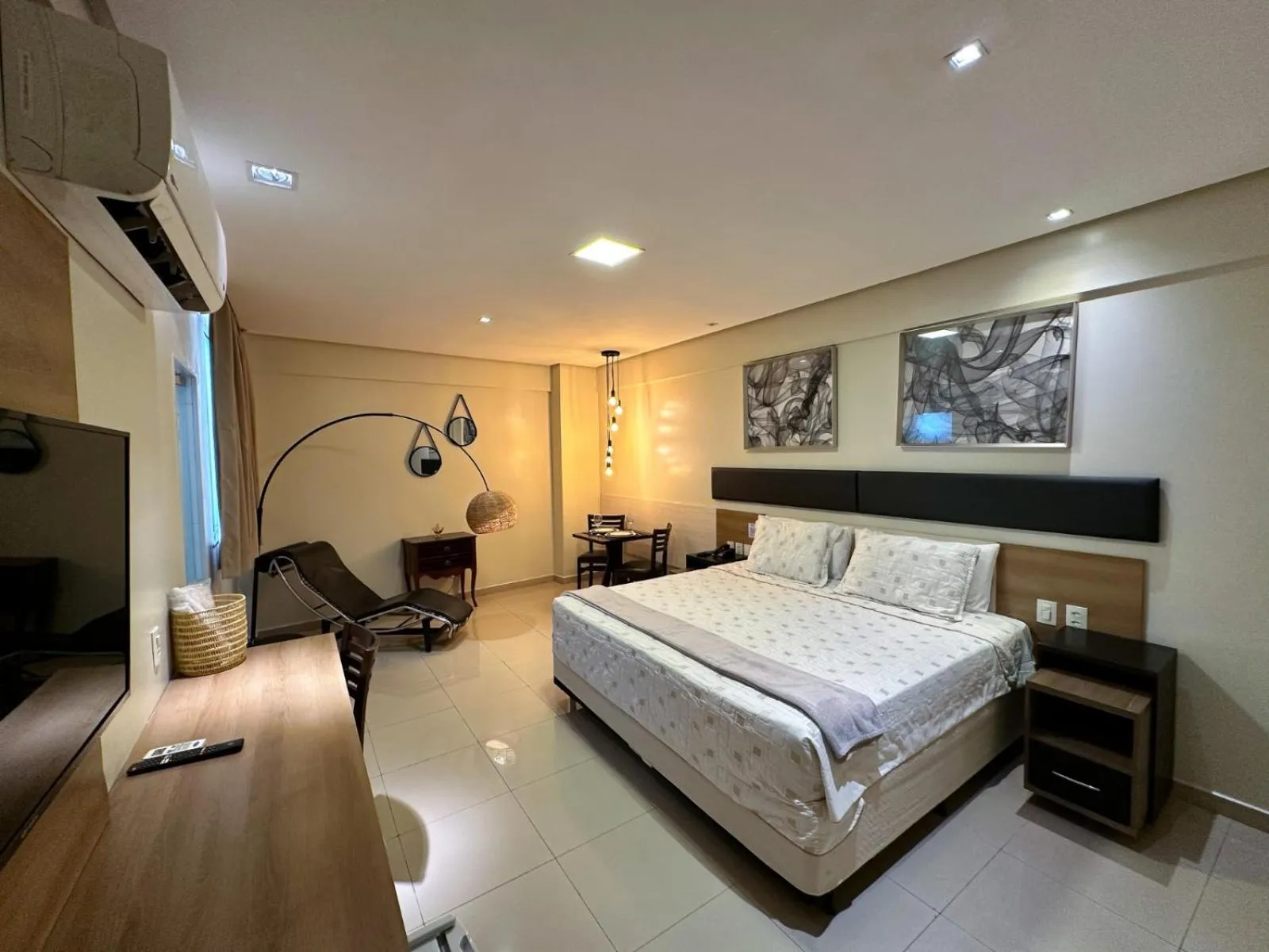 Bed in Hotel Palace Santarém Brasil