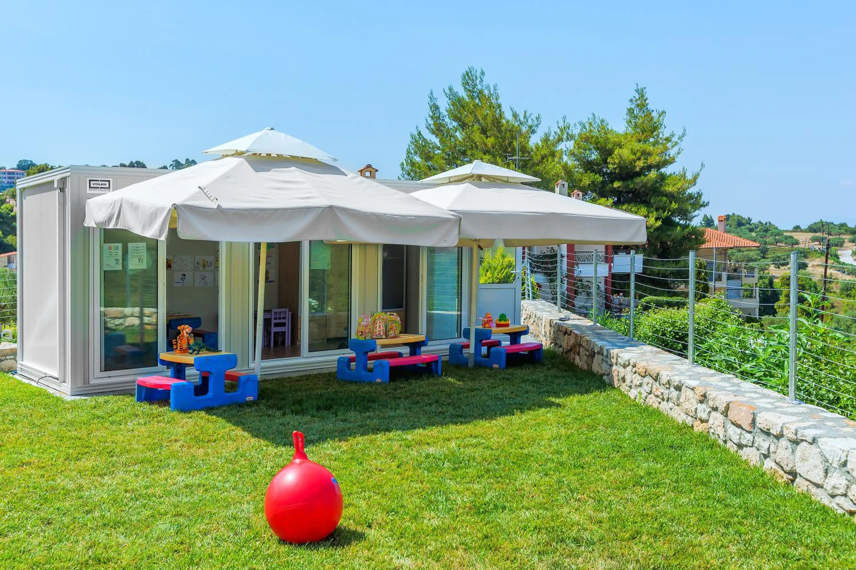 Children play ground in Hotel Kriopigi