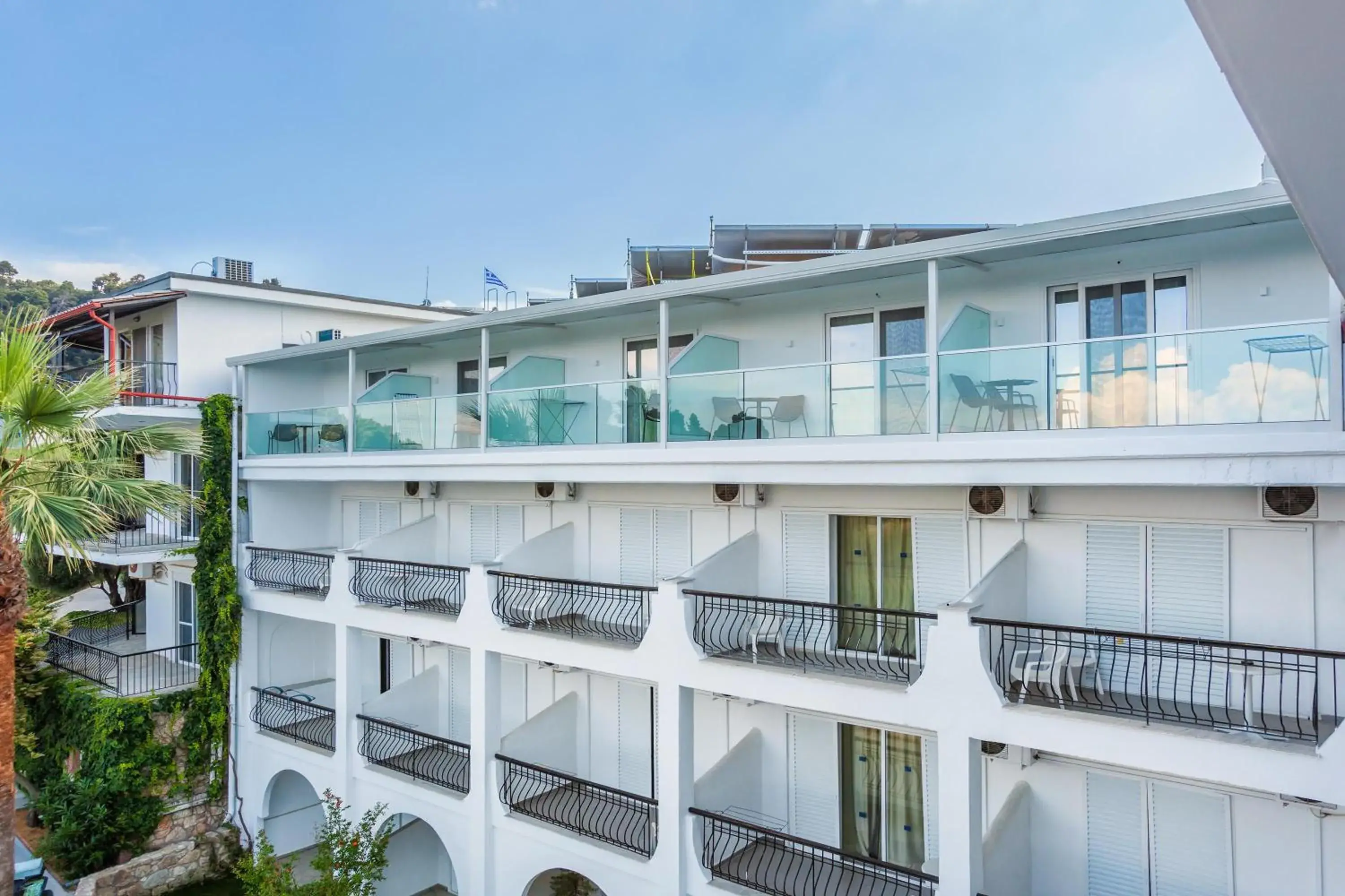 Property building in Hotel Kriopigi Property building in Hotel Kriopigi