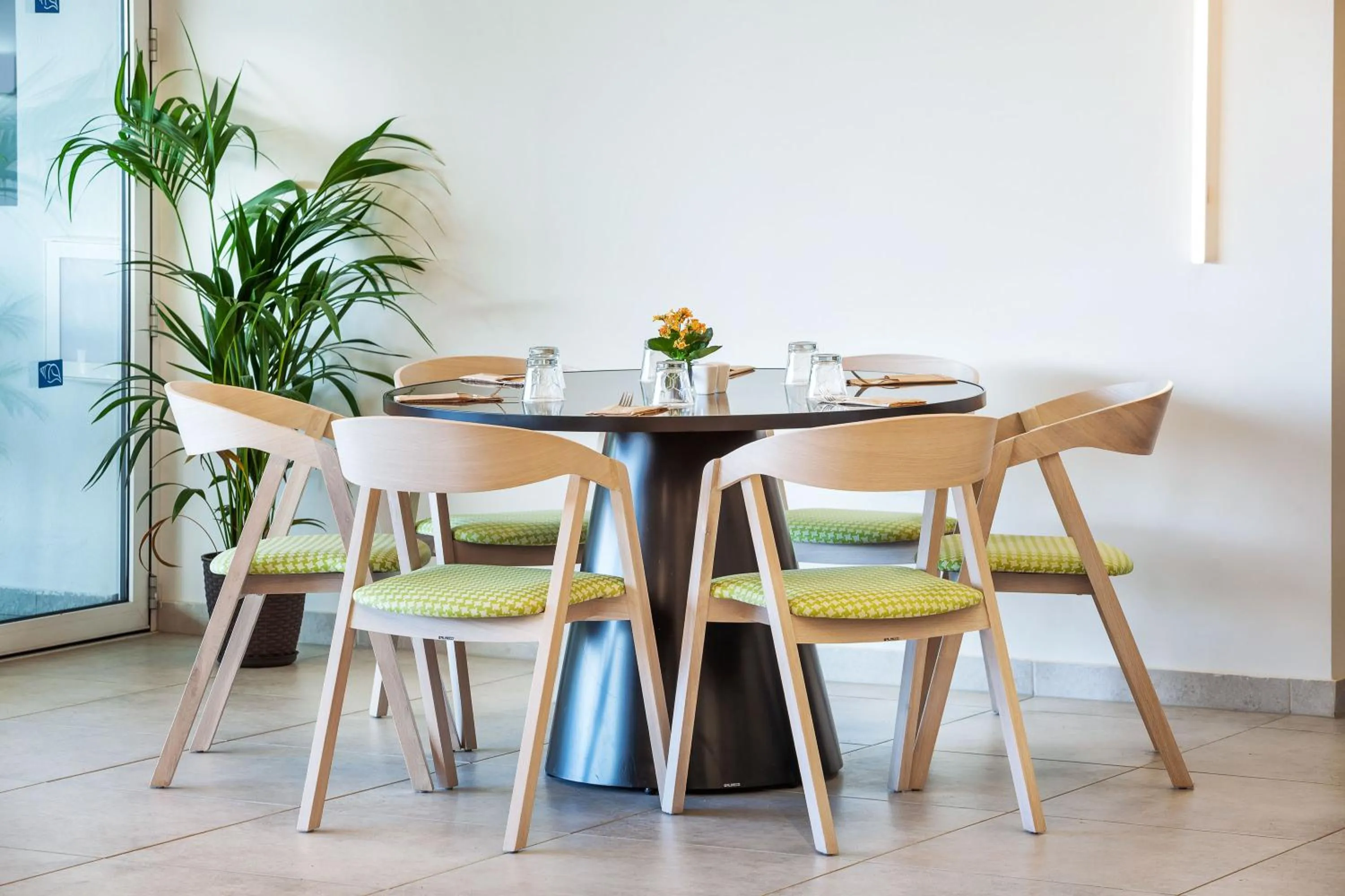 Dining area in Hotel Kriopigi