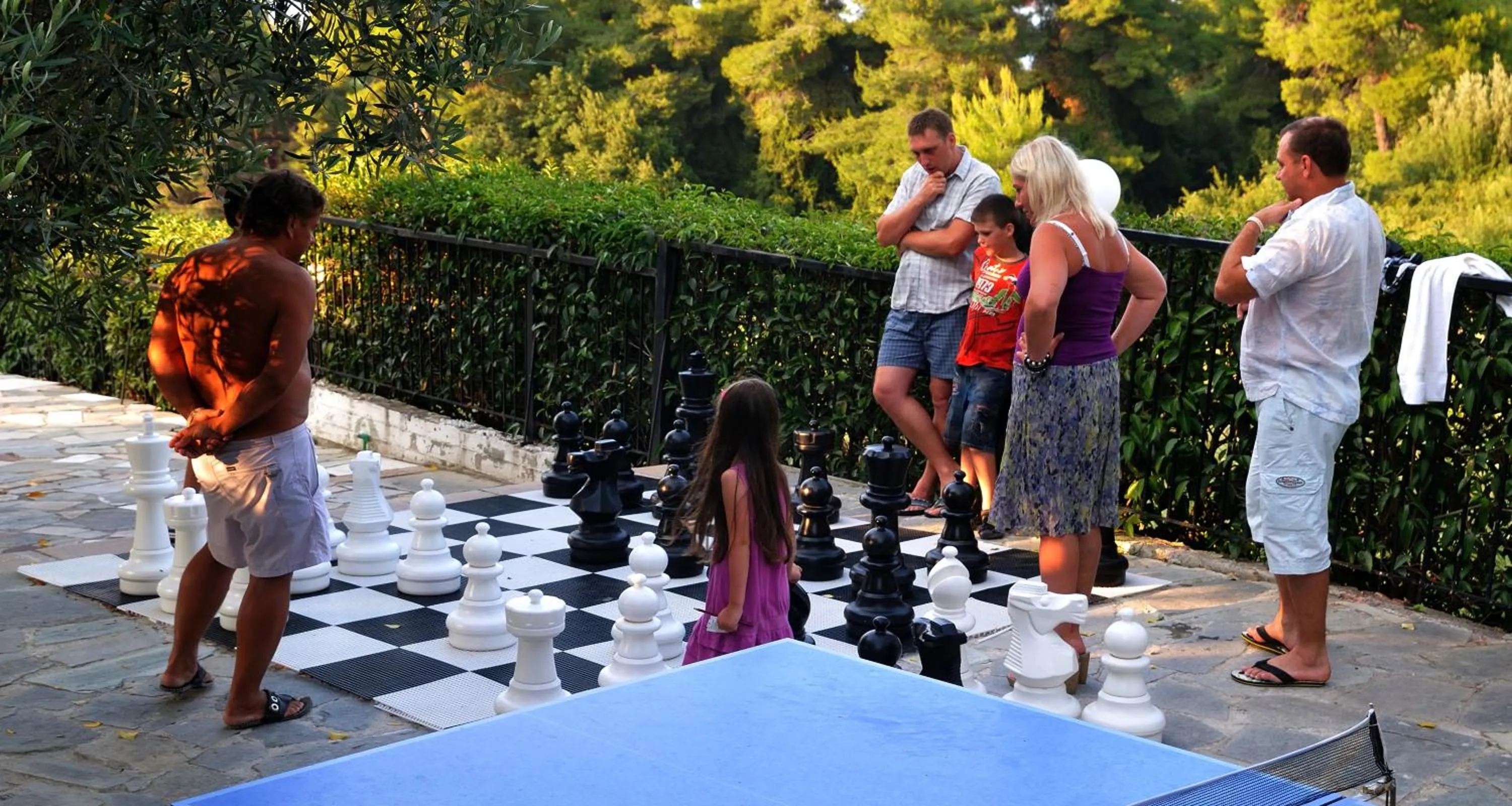 Children play ground in Hotel Kriopigi