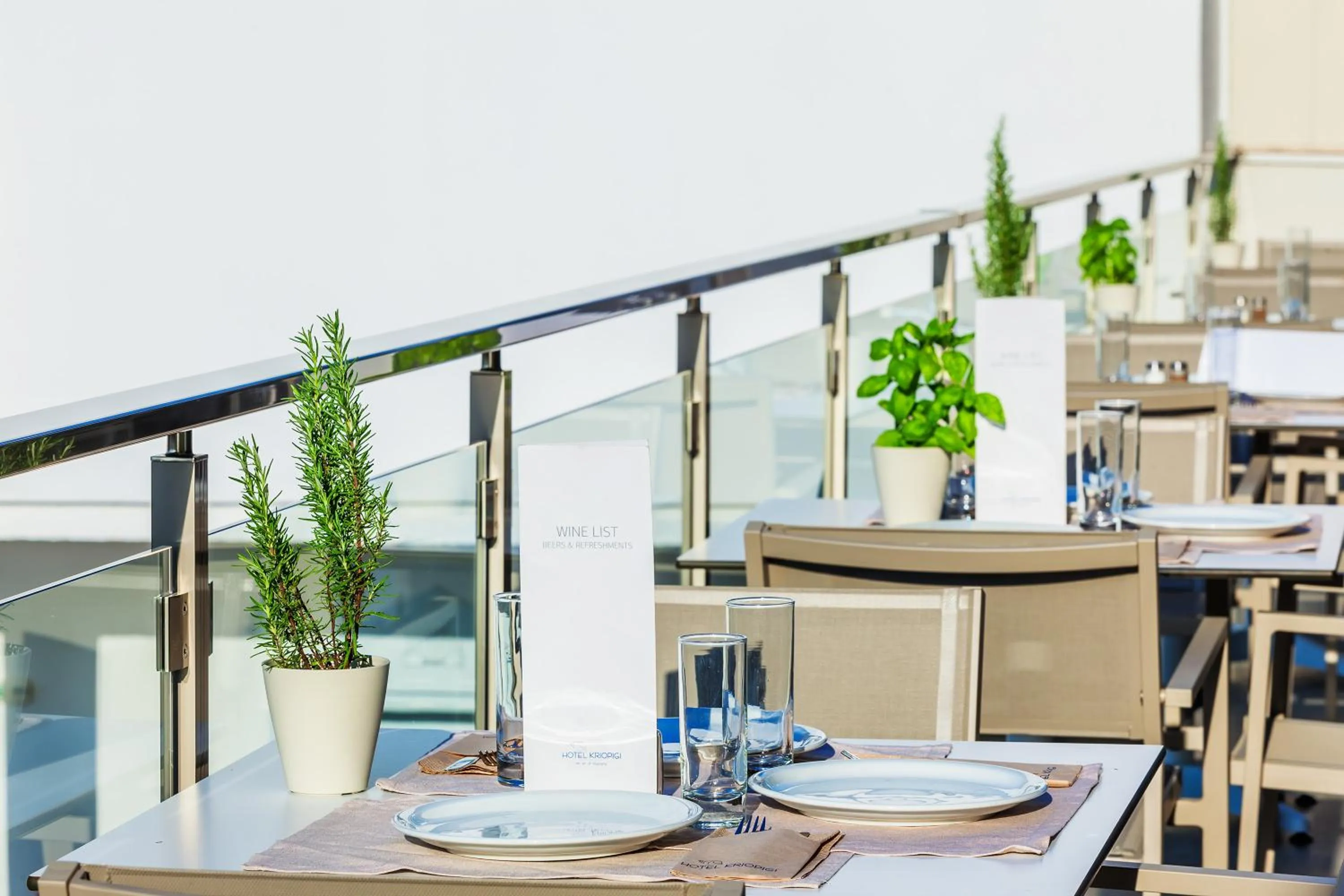 Restaurant/places to eat in Hotel Kriopigi