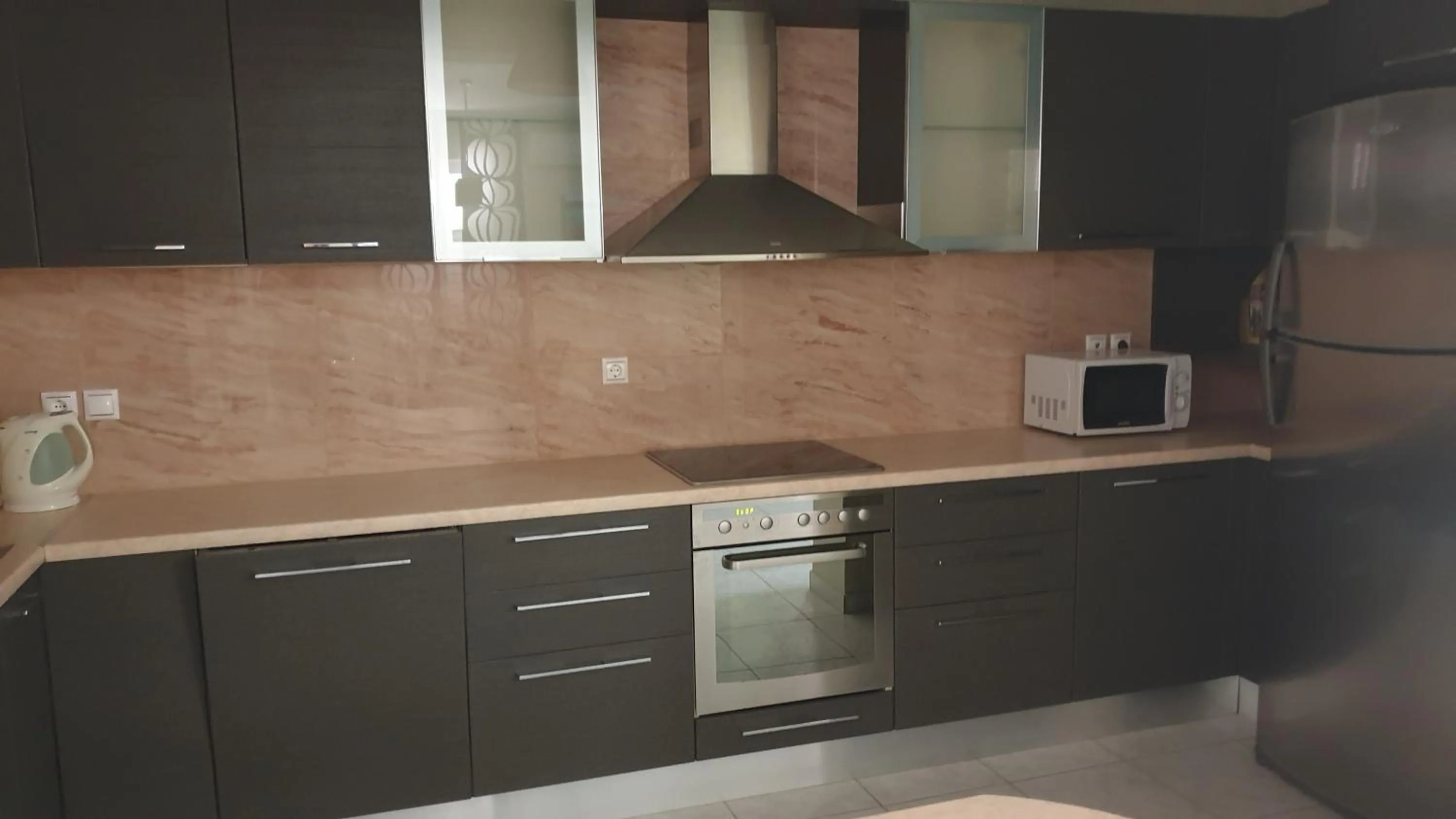 Kitchen or kitchenette in Eleana Boutique Hotel & Blue Infinity