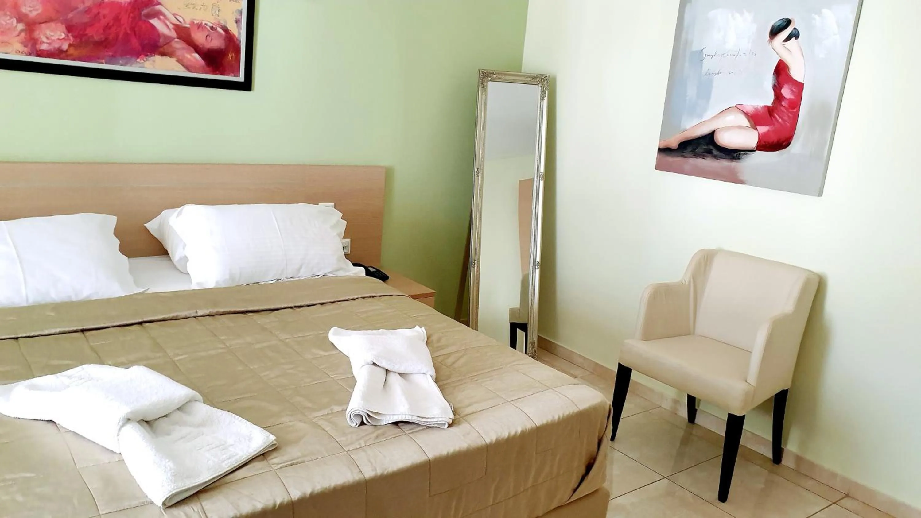 Bedroom, Bed in Eleana Boutique Hotel & Blue Infinity