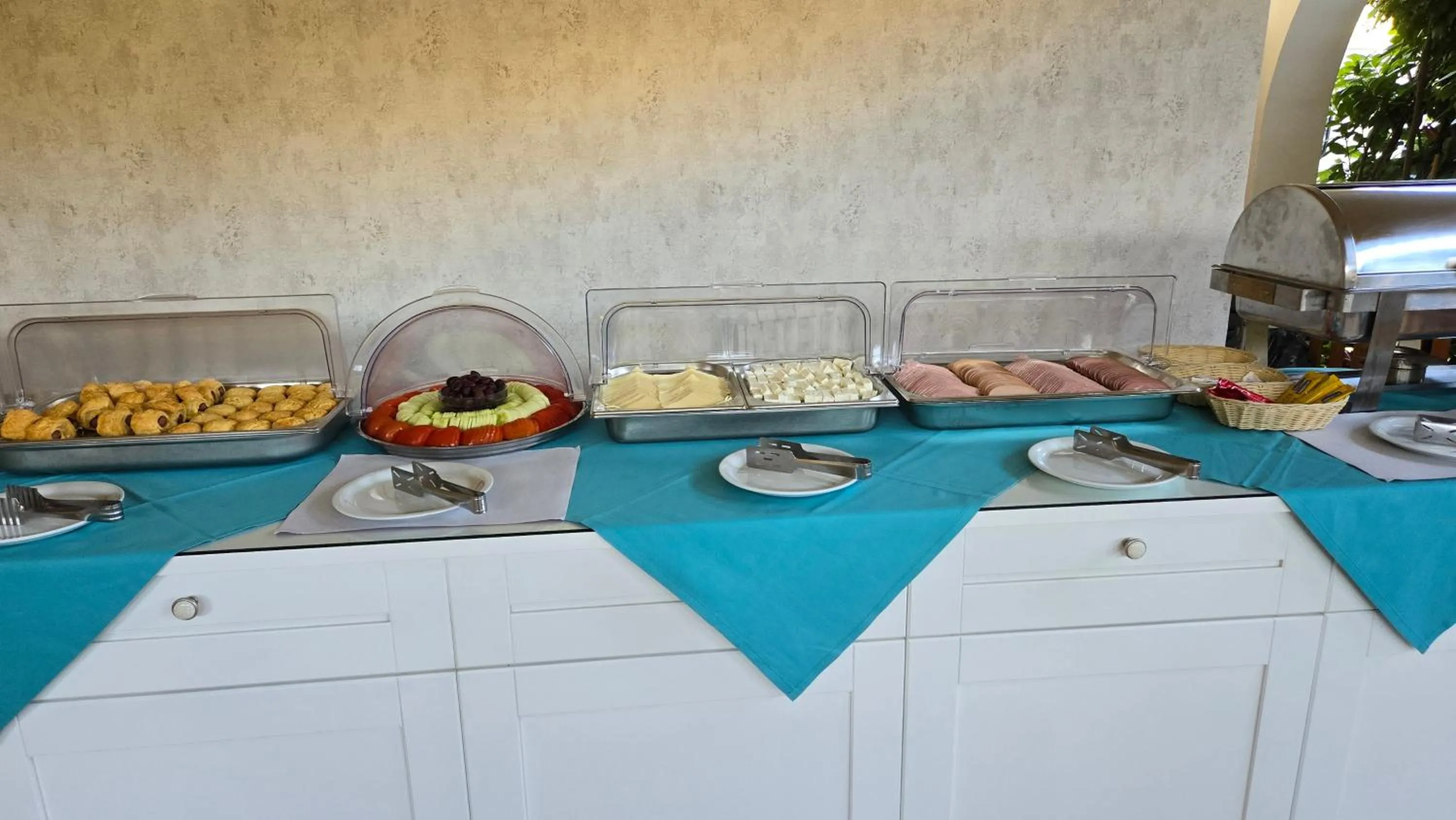 Buffet breakfast in Eleana Boutique Hotel & Blue Infinity