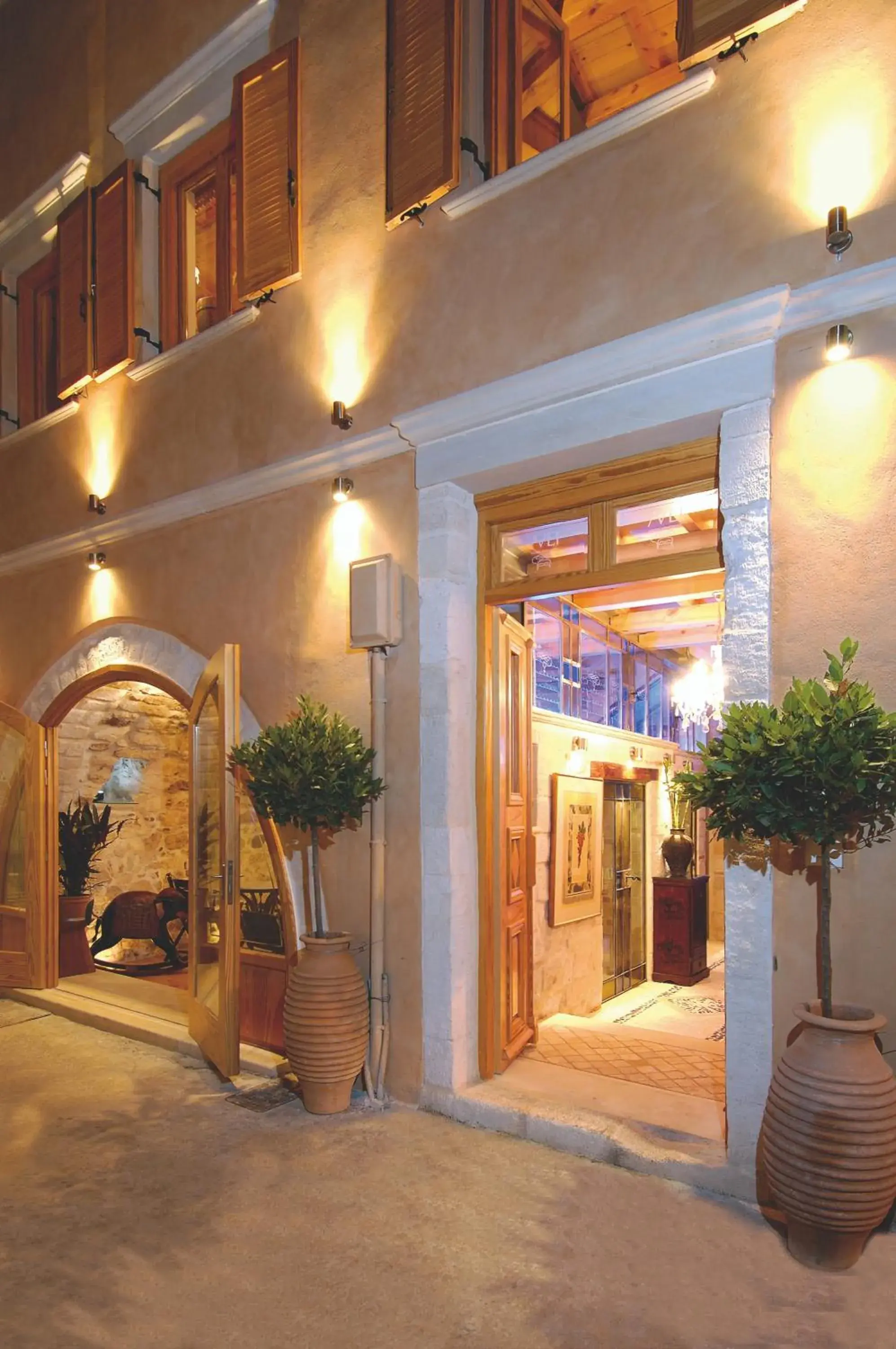 Facade/entrance in Avli Lounge Apartments Facade/entrance in Avli Lounge Apartments