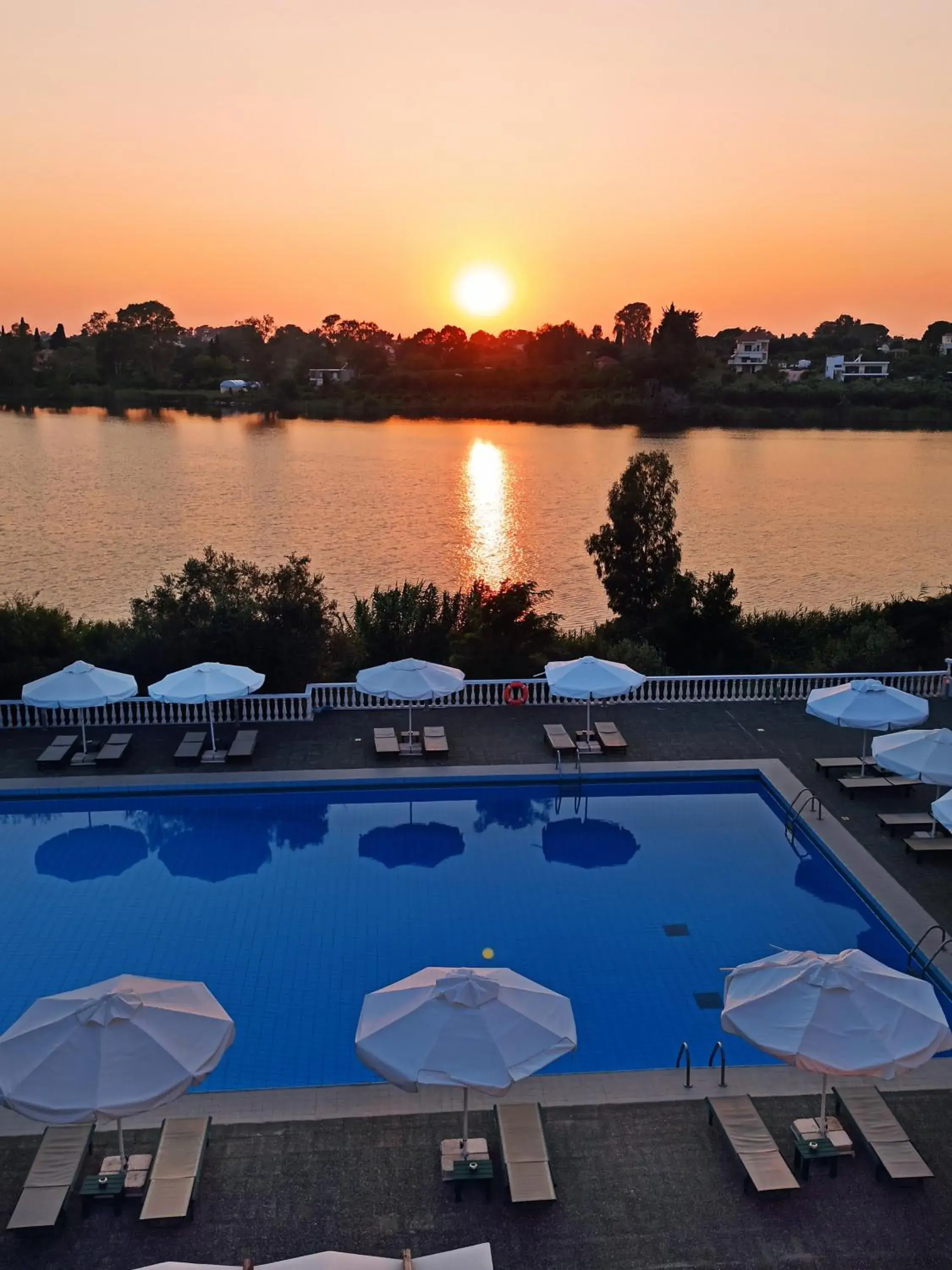 Pool view in Margarona Royal Hotel Pool view in Margarona Royal Hotel