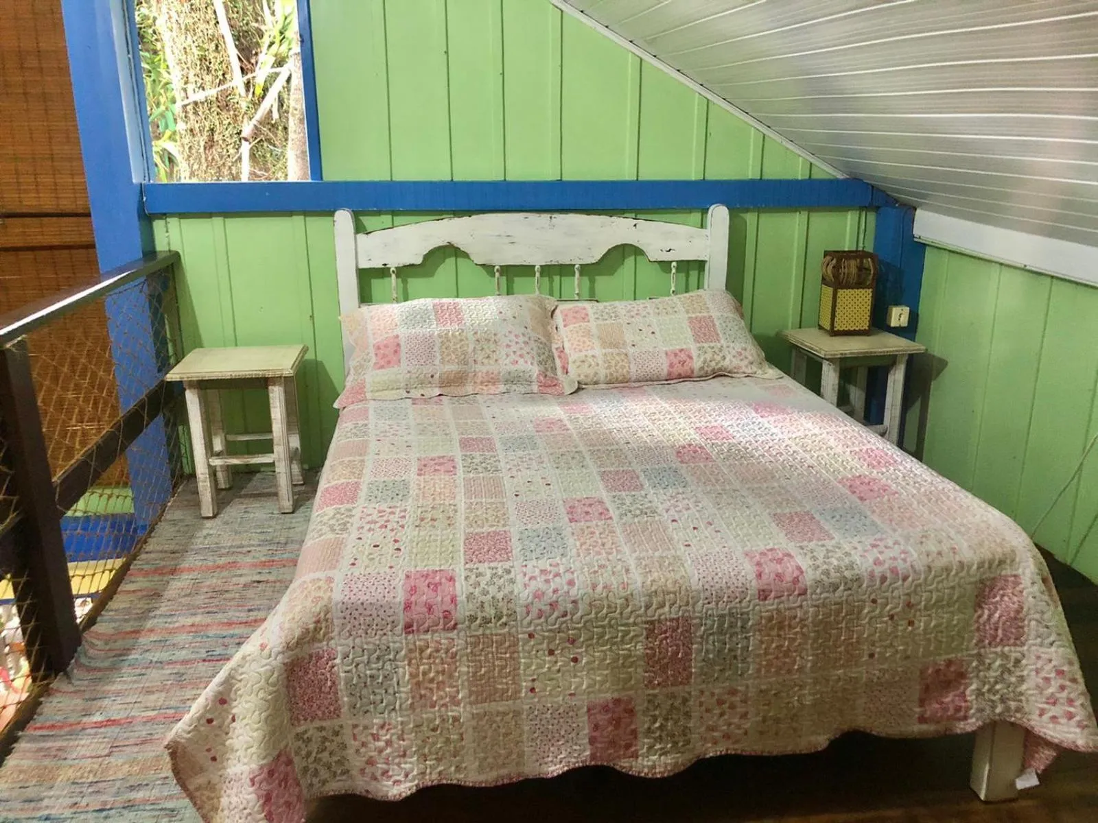 Bed in Chalés no centro de Bombinhas