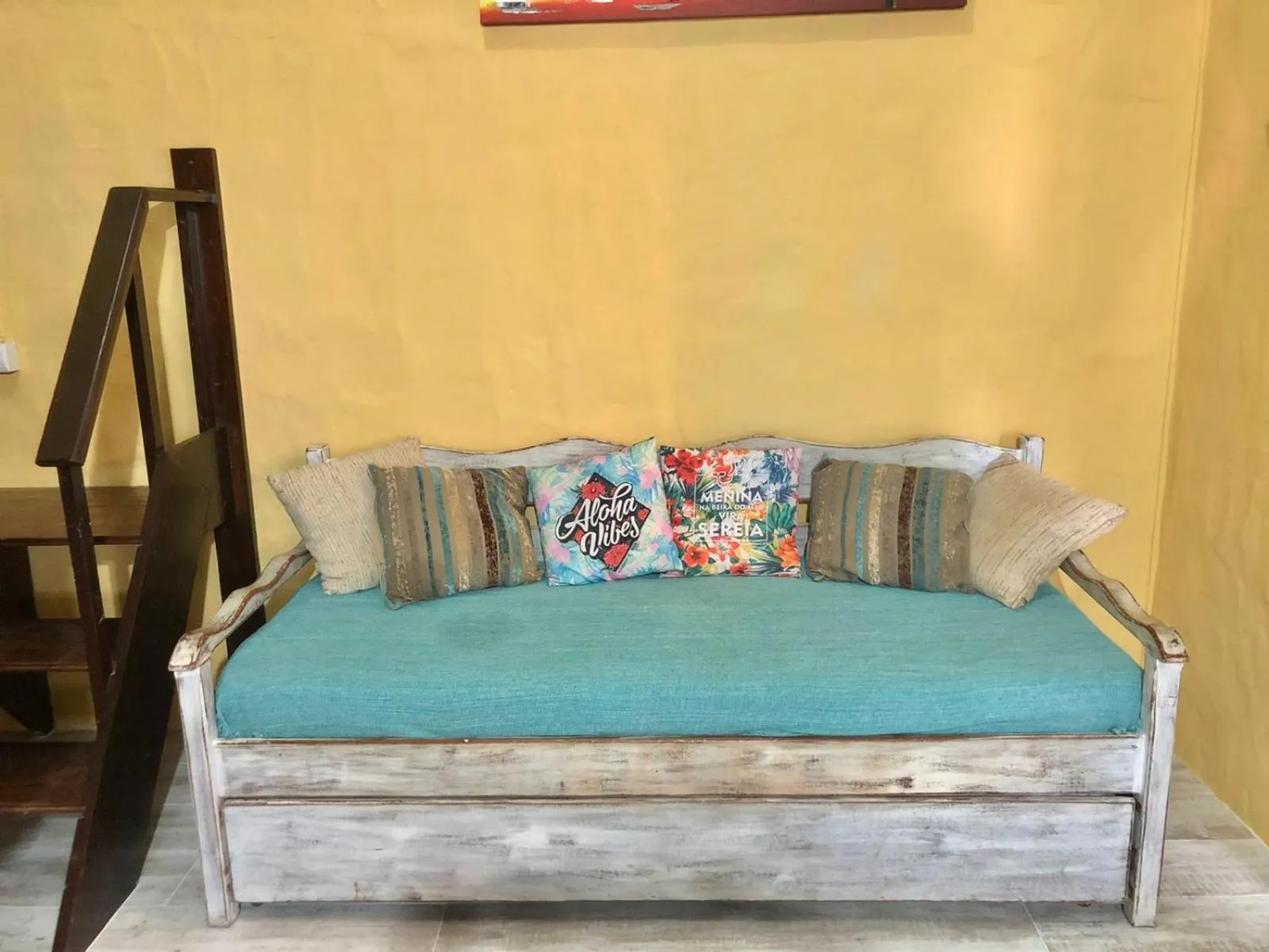 Bed in Chalés no centro de Bombinhas