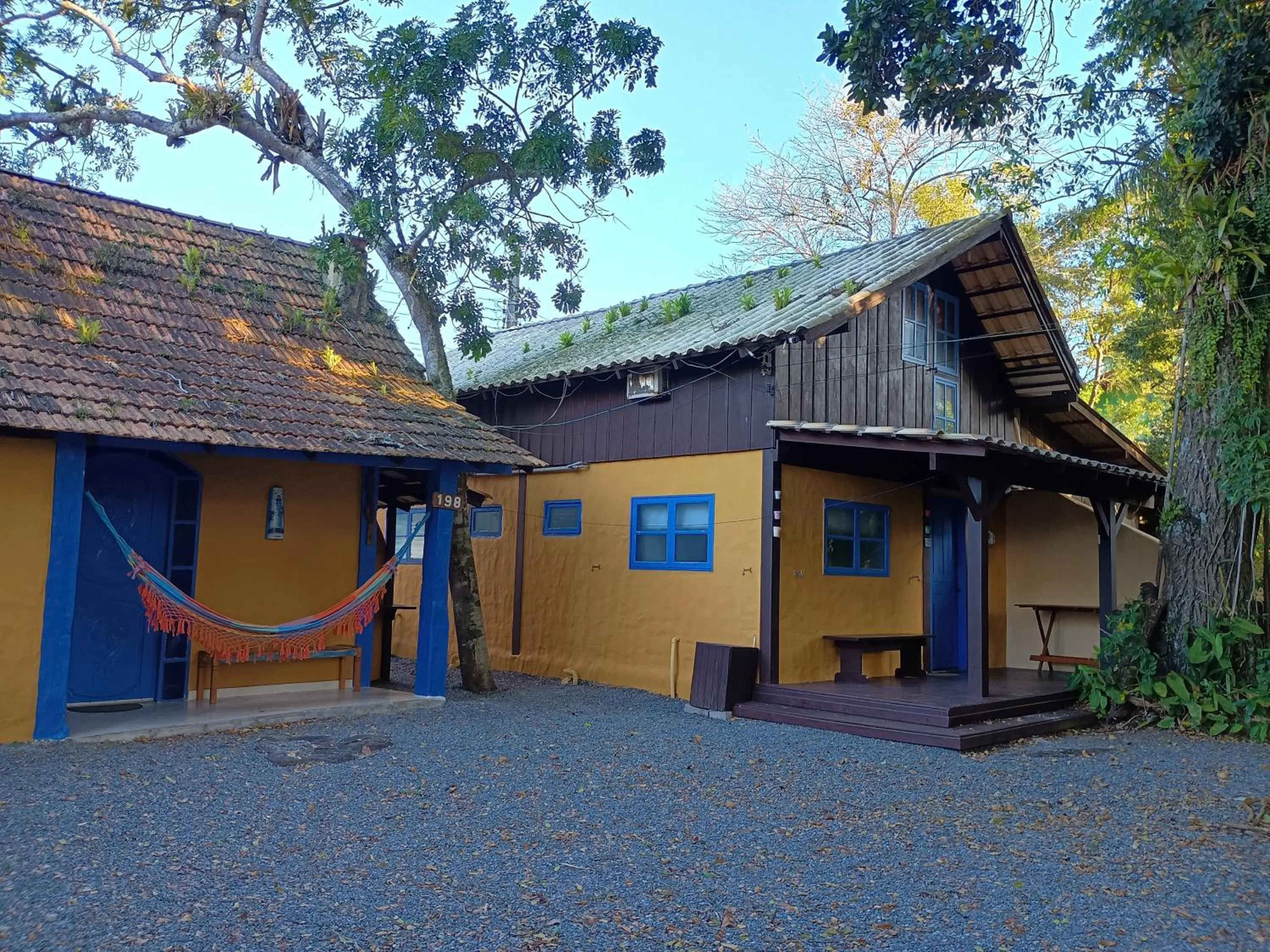 Chalés no centro de Bombinhas