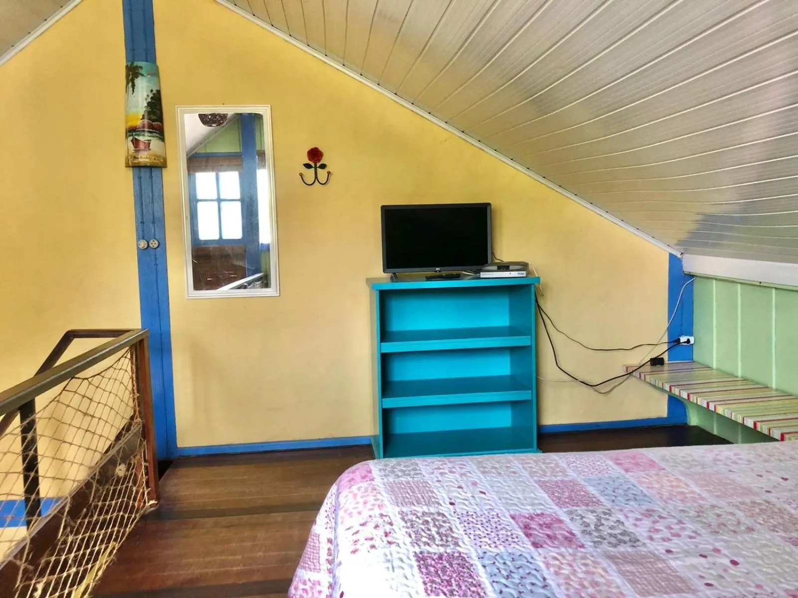 Bed in Chalés no centro de Bombinhas