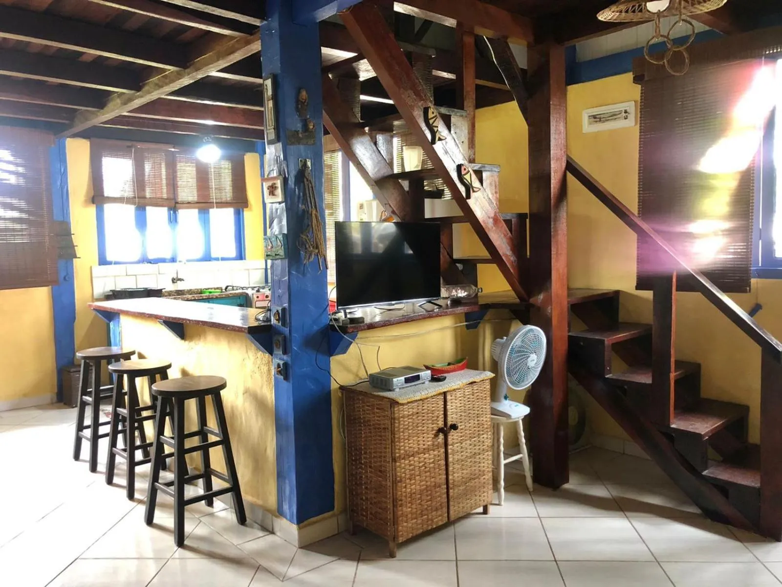 Chalés no centro de Bombinhas
