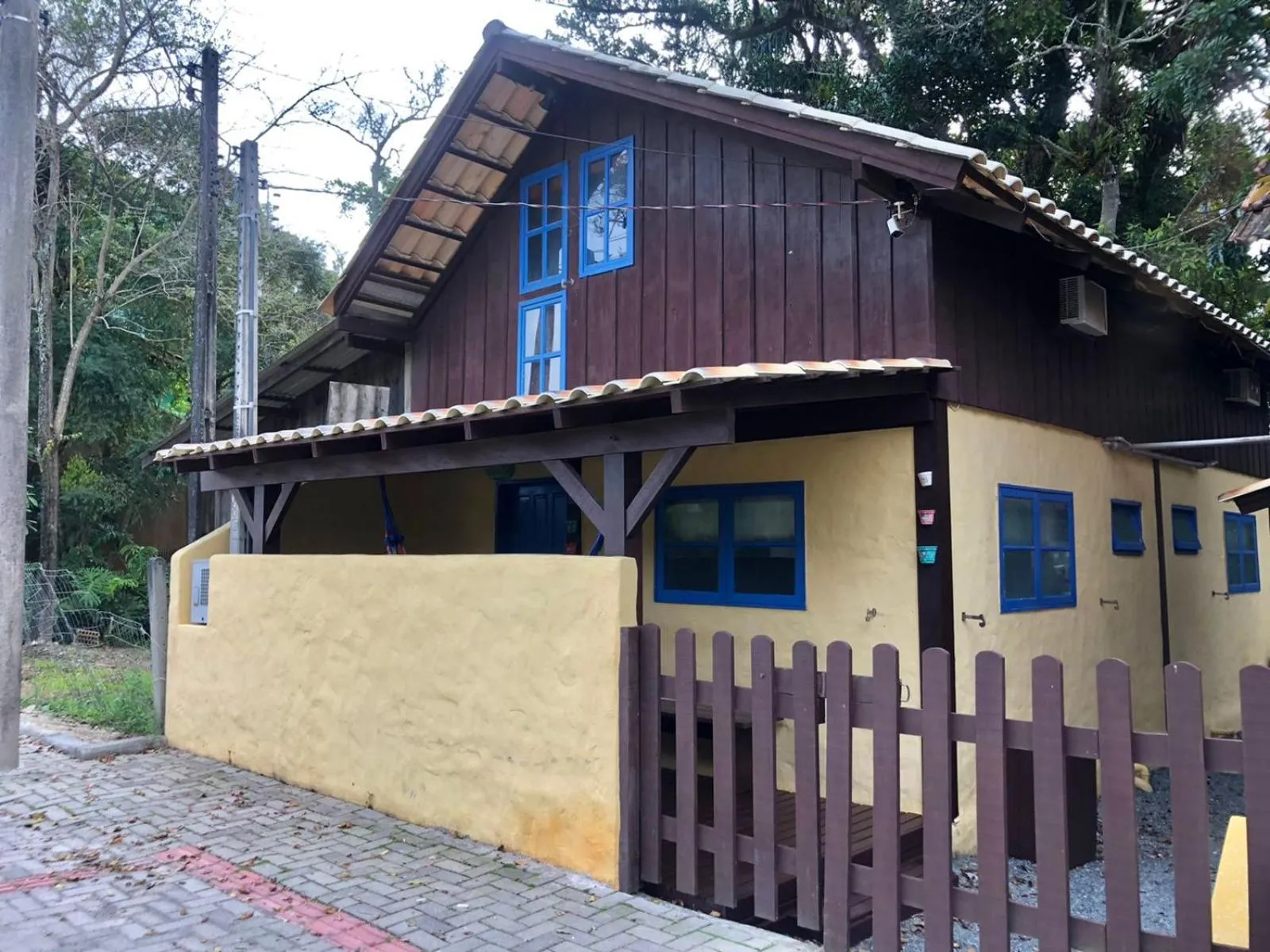 Chalés no centro de Bombinhas