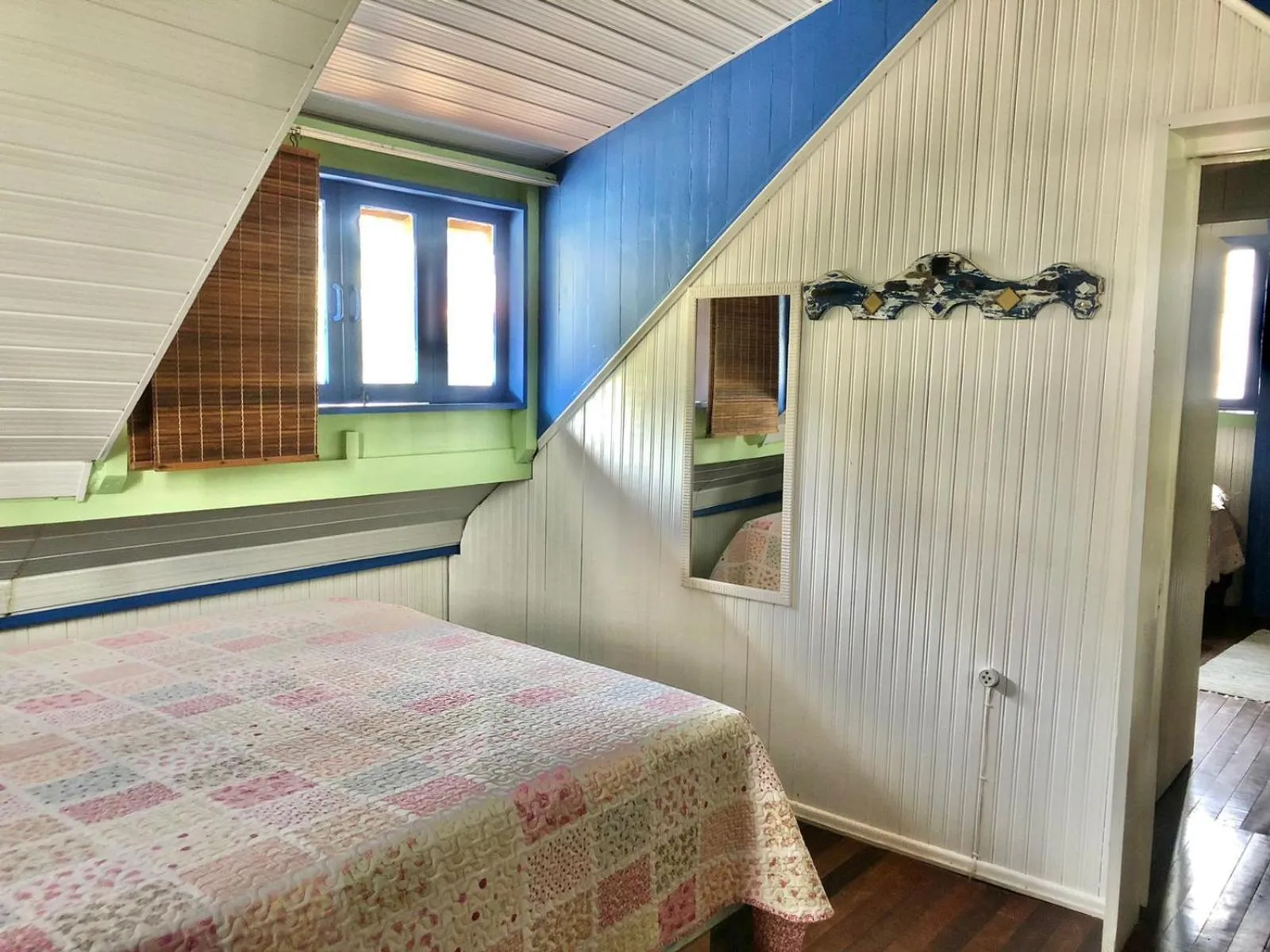 Bed in Chalés no centro de Bombinhas