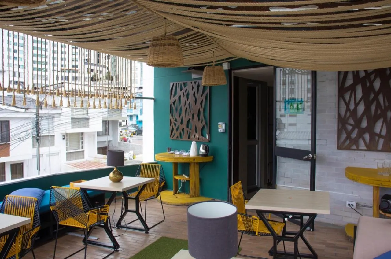 Seating area in Apartahotel Millennials