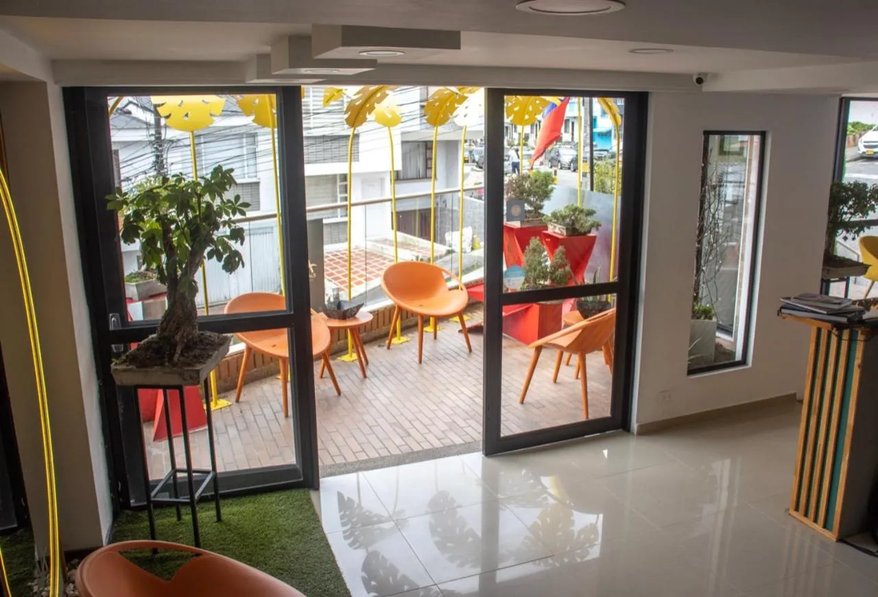 Seating area in Apartahotel Millennials