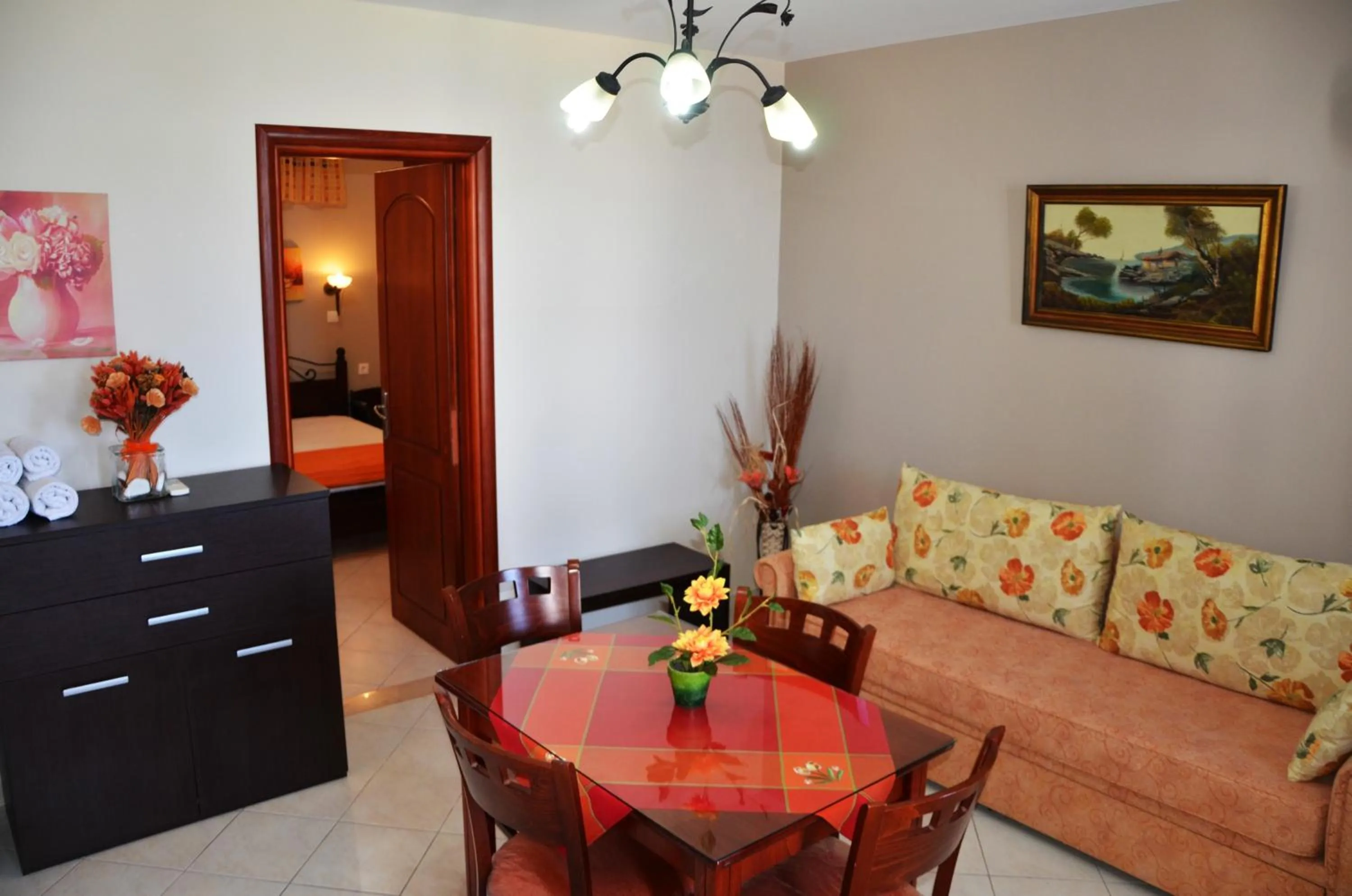 Seating area in Alkioni Hotel