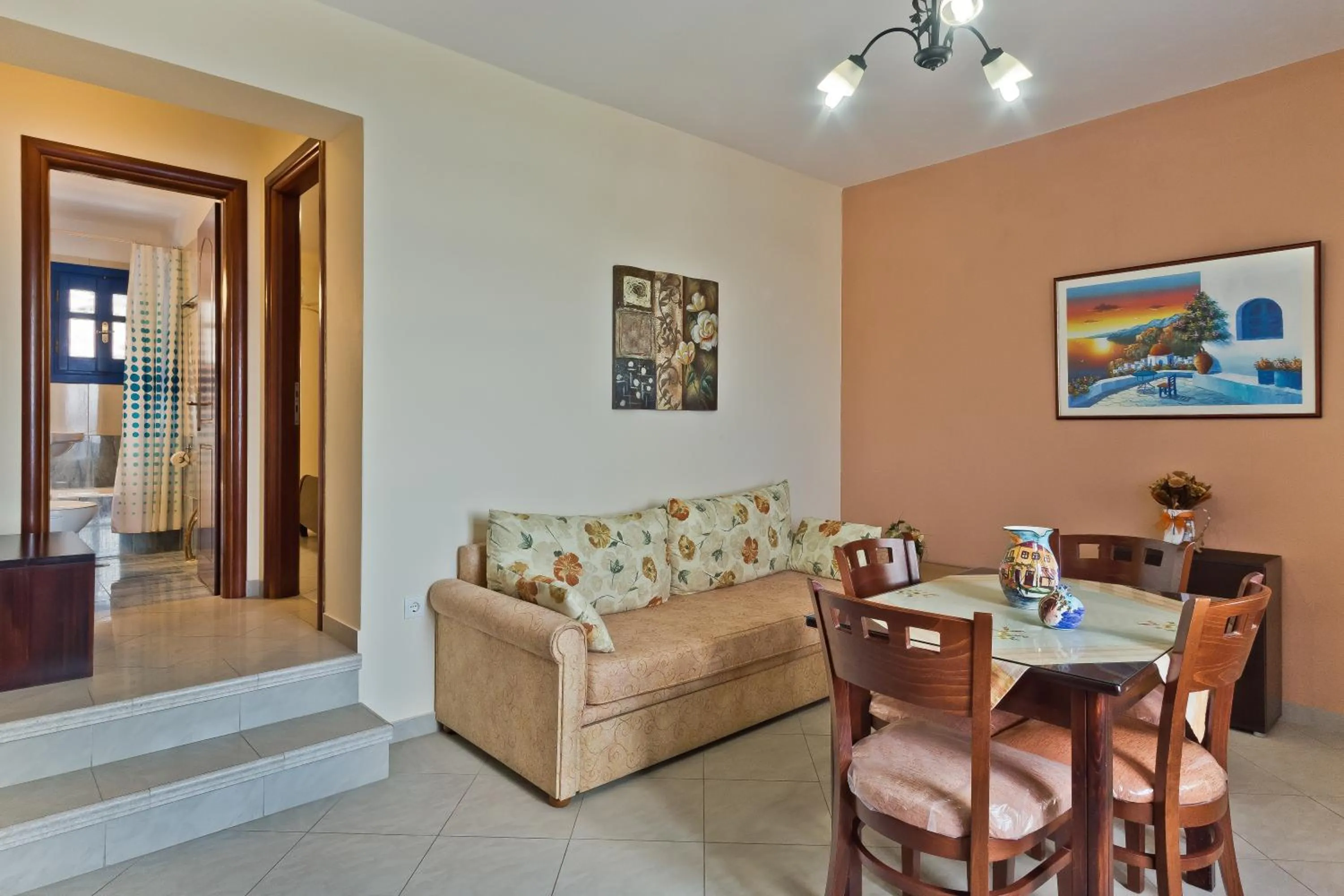 Living room in Alkioni Hotel