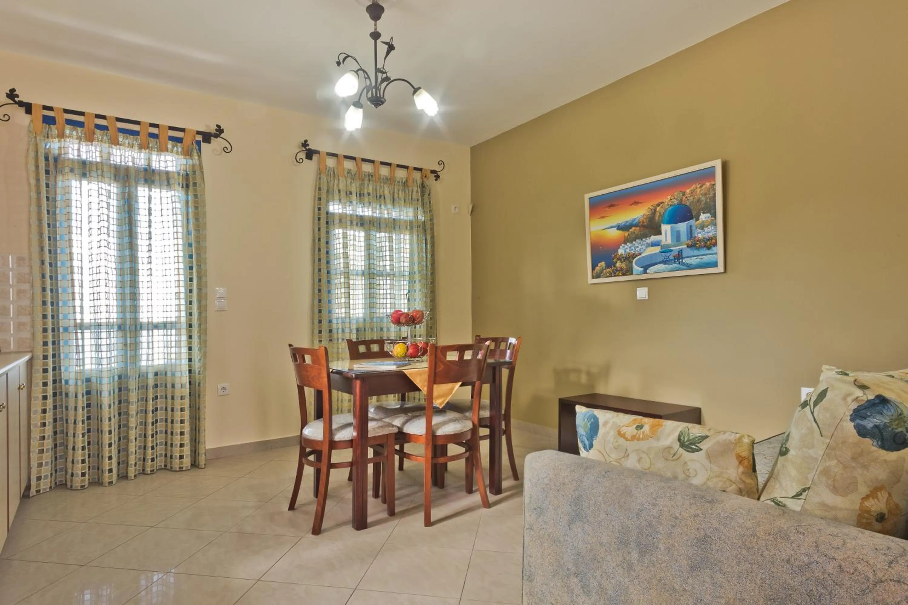 Living room in Alkioni Hotel