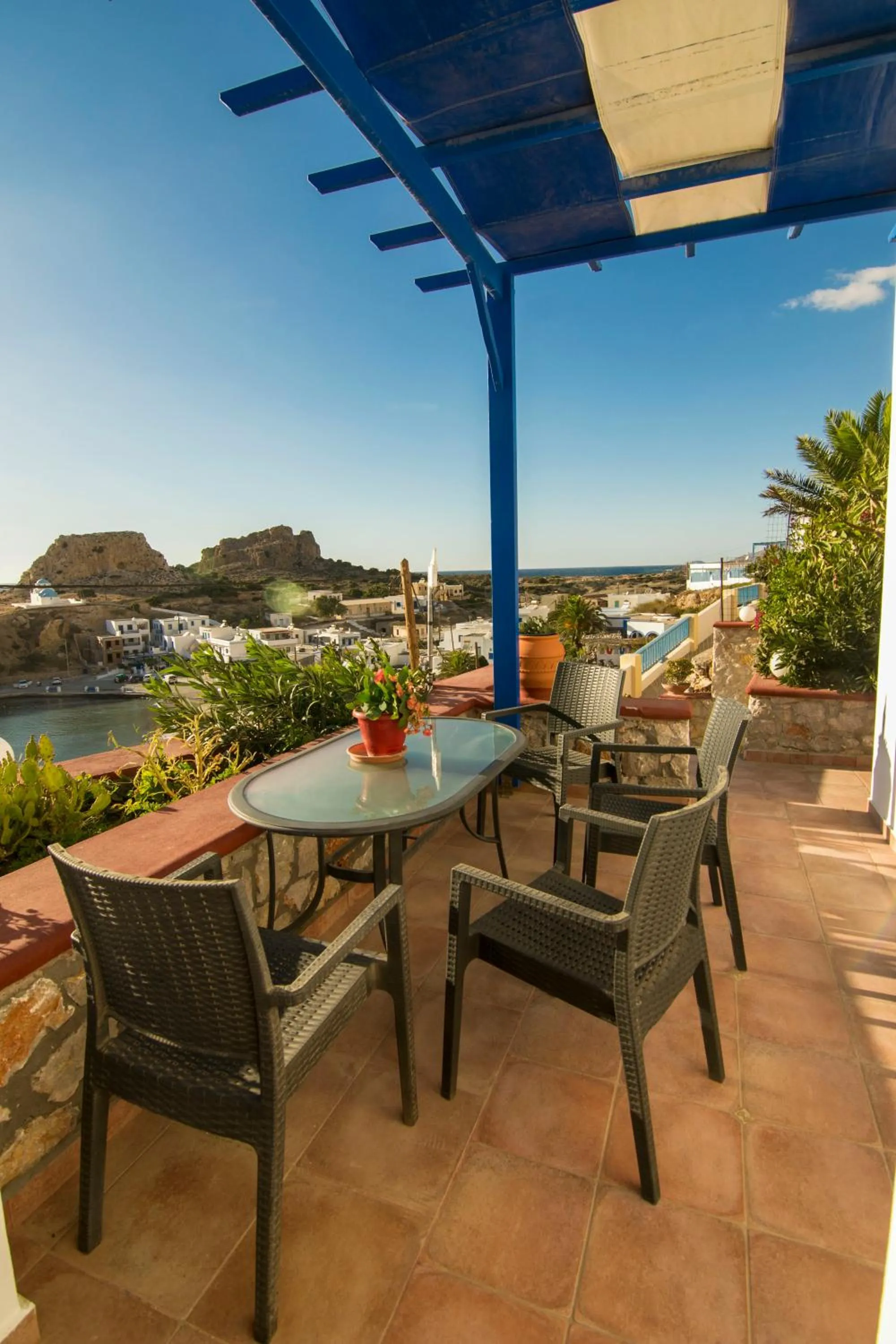 Balcony/Terrace in Alkioni Hotel
