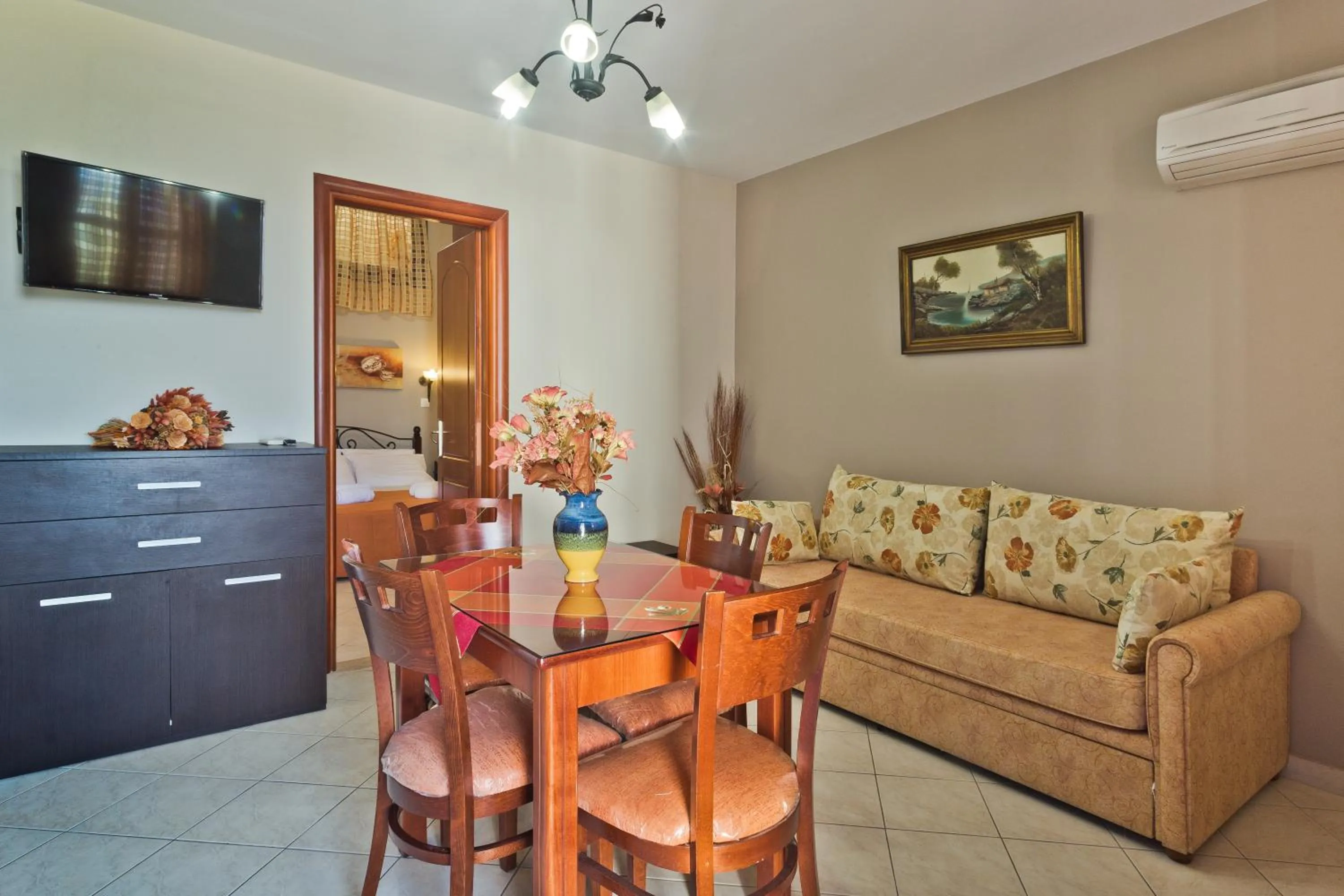 Seating area in Alkioni Hotel