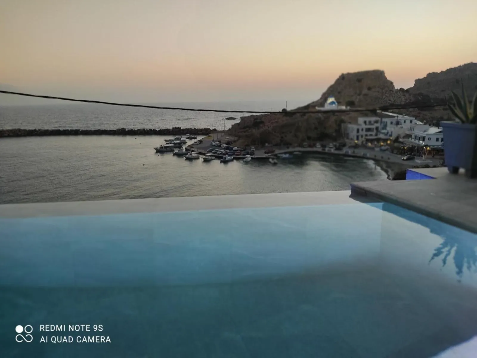 Pool view in Alkioni Hotel