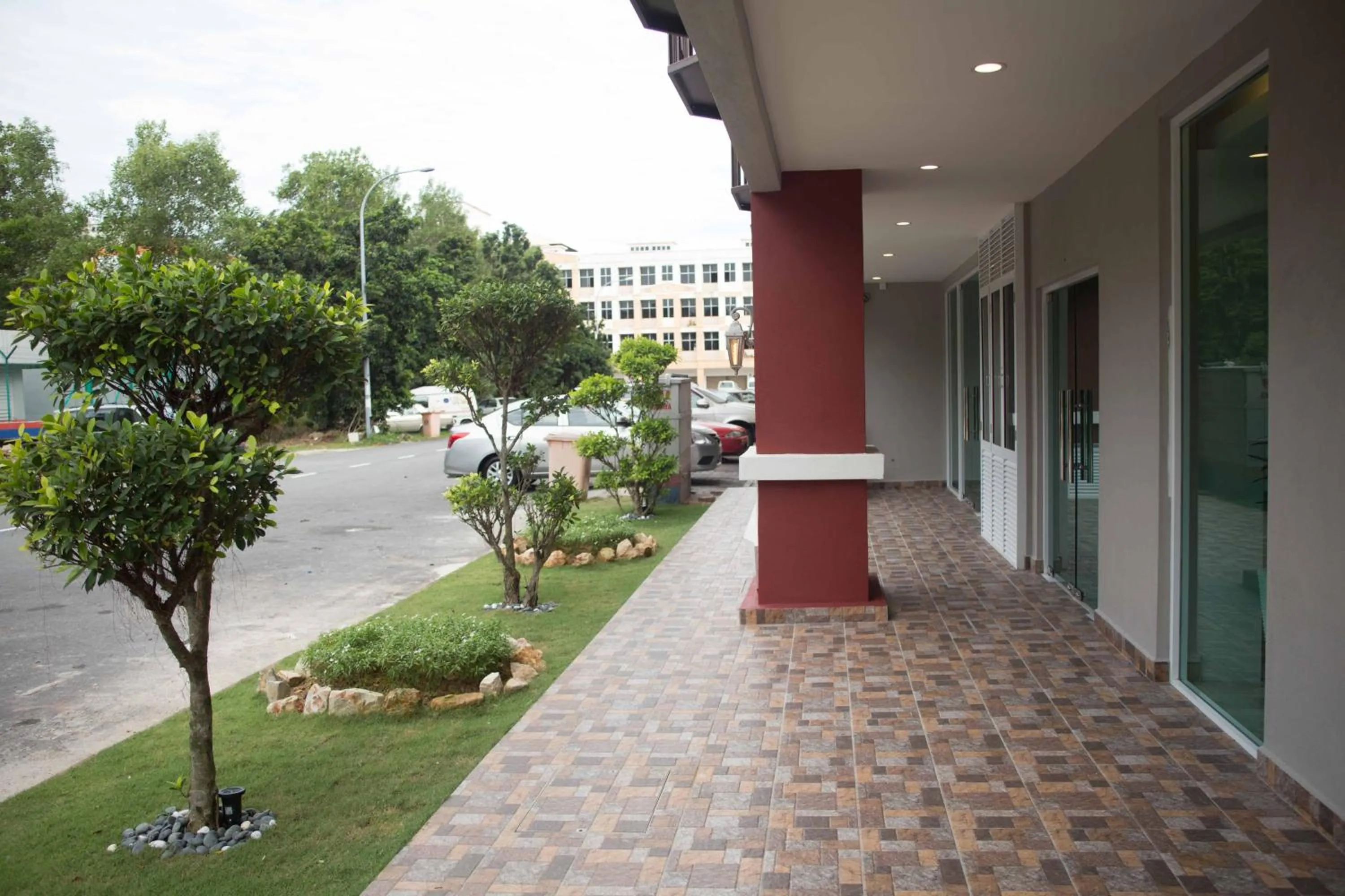 Garden view in Qlassic Hotel