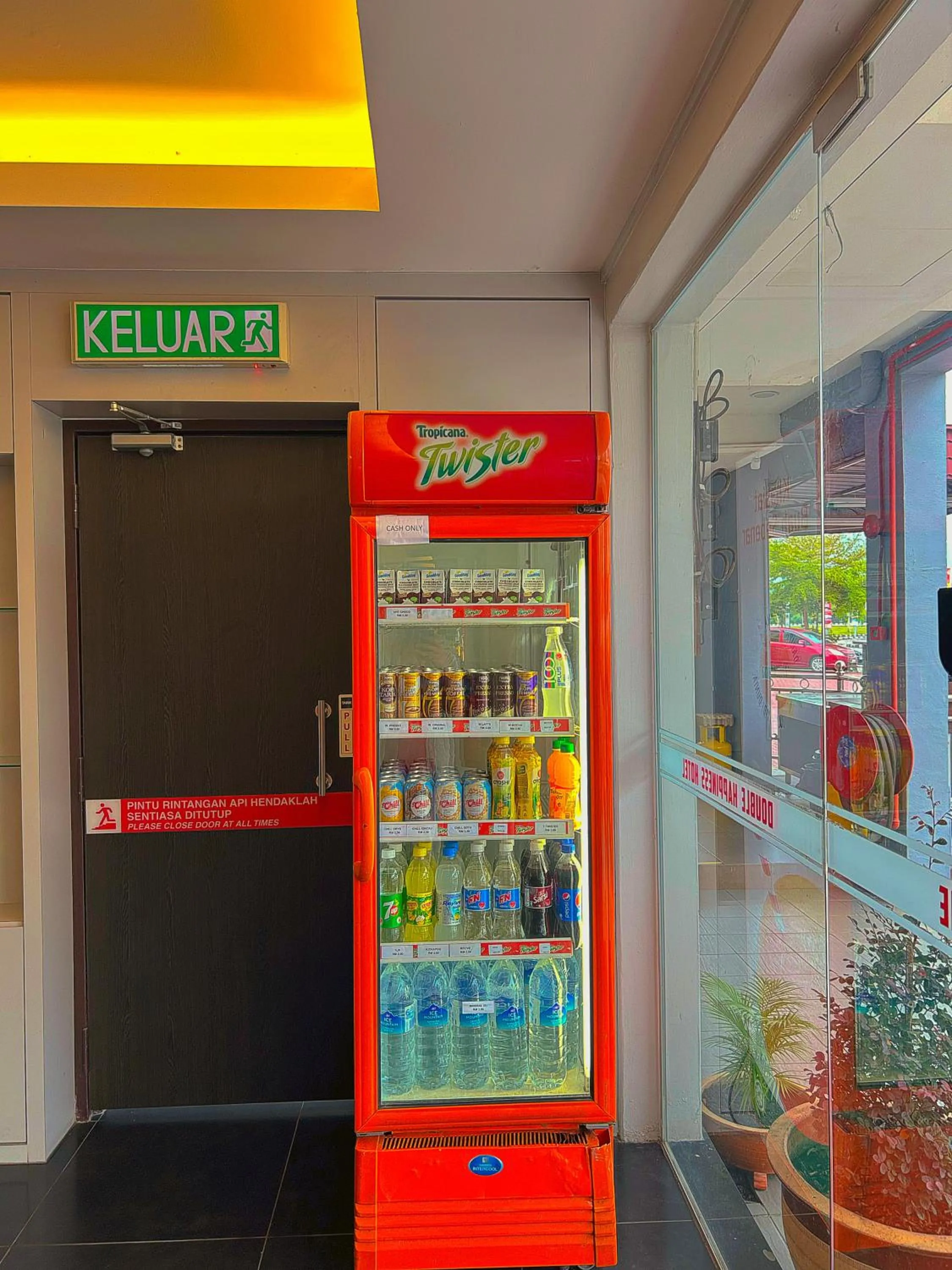 vending machine in Double Happiness Hotel