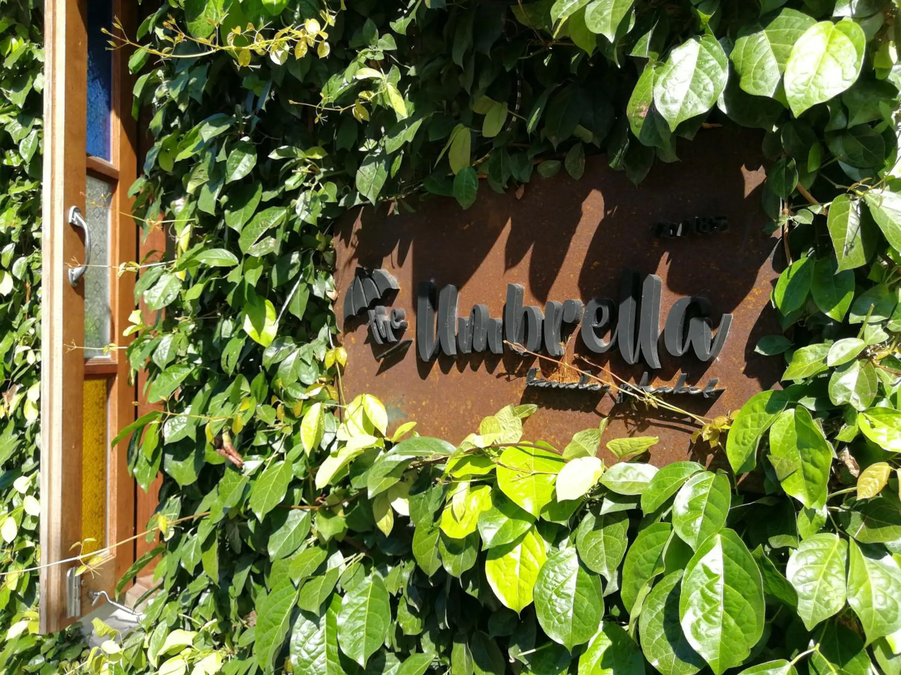 Facade/entrance in The Umbrella House Facade/entrance in The Umbrella House