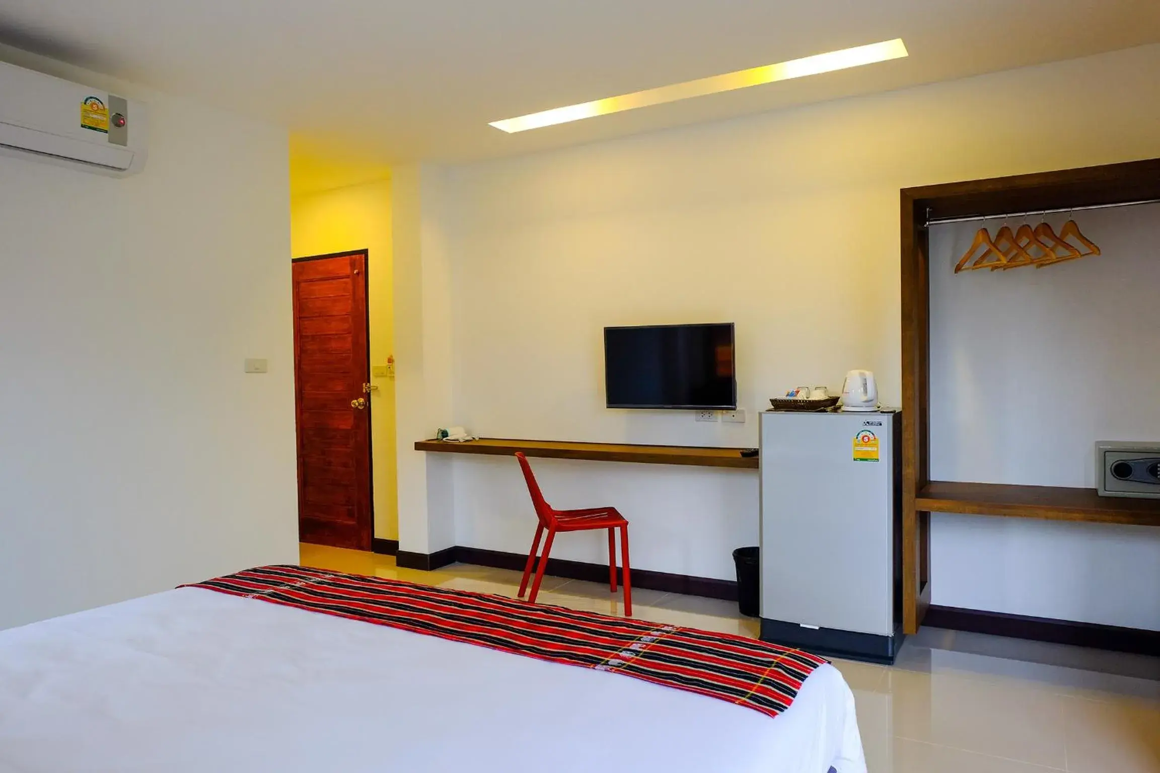 Decorative detail, Bed in The Umbrella House Decorative detail, Bed in The Umbrella House