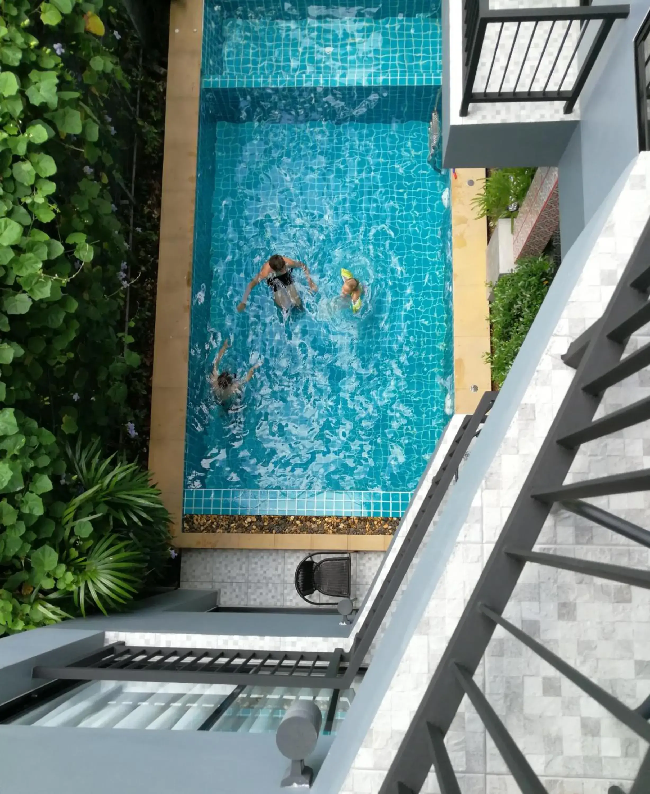 Swimming pool in The Umbrella House Swimming pool in The Umbrella House