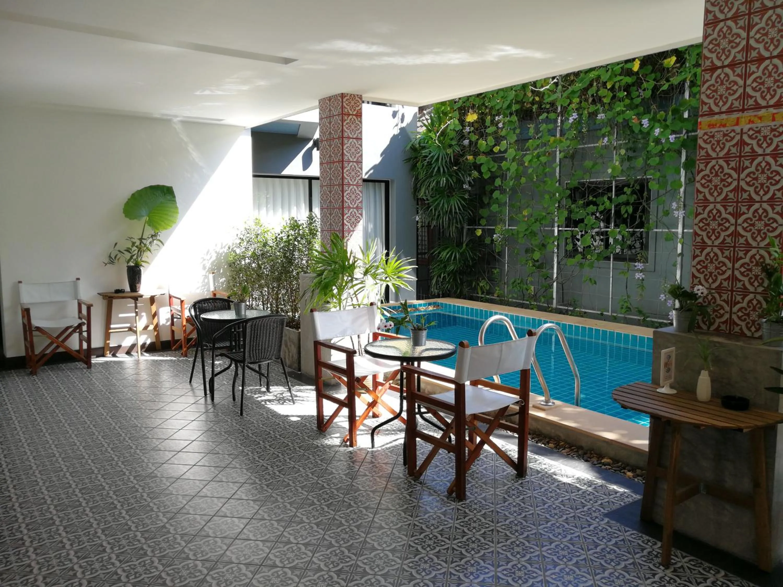 On site in The Umbrella House