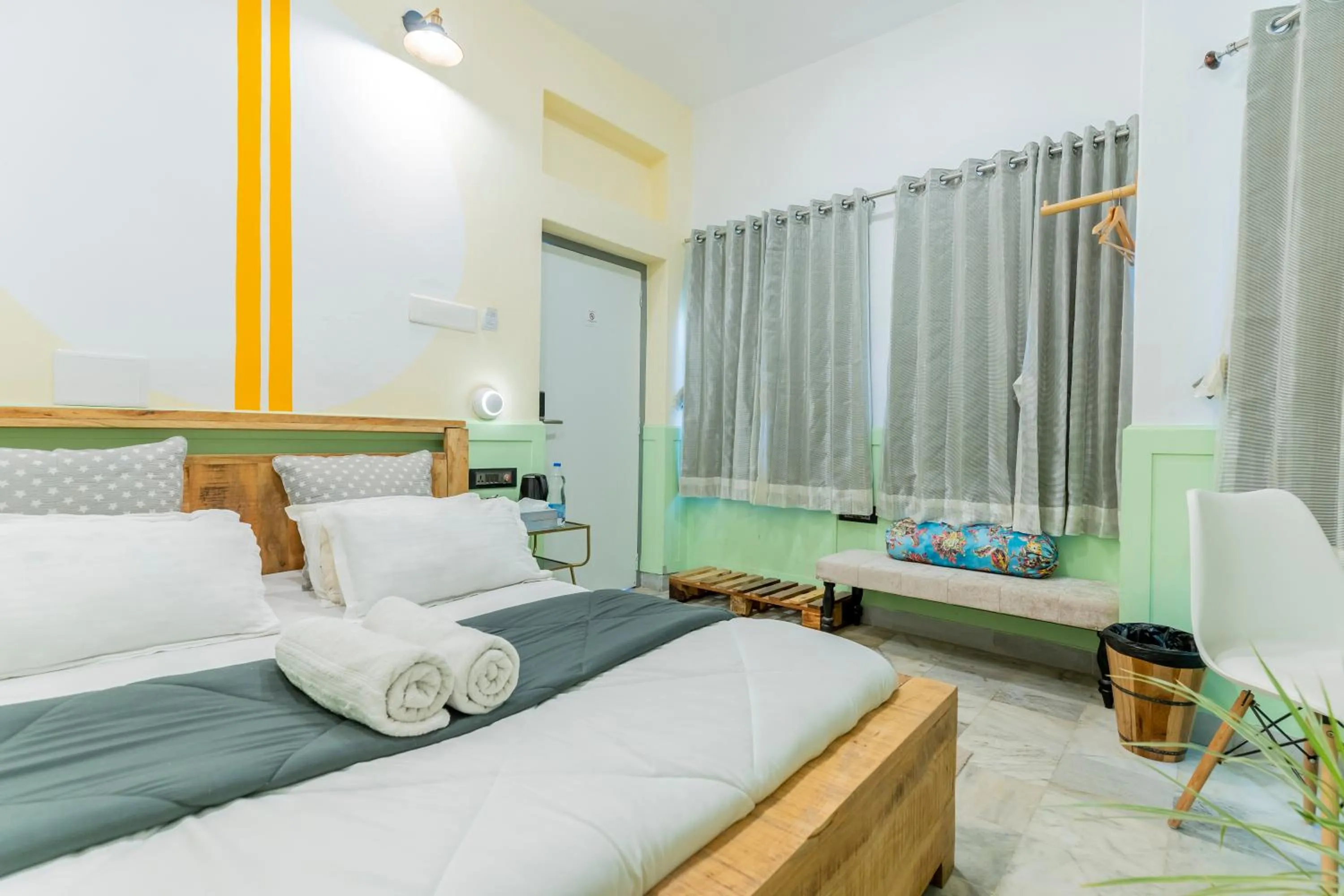 Bedroom, Bed in Moustache Udaipur