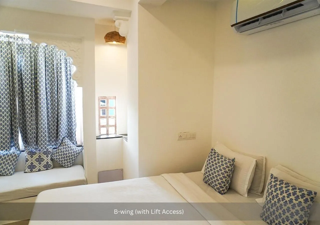 Bedroom, Bed in Moustache Udaipur