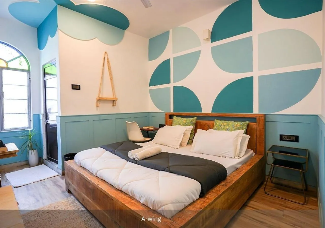 Bed in Moustache Udaipur