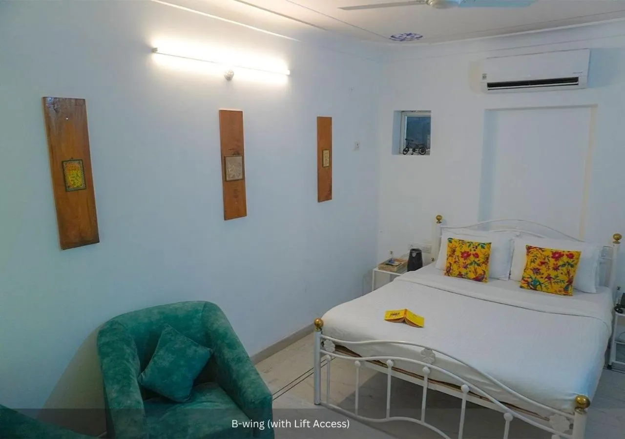 Bed in Moustache Udaipur