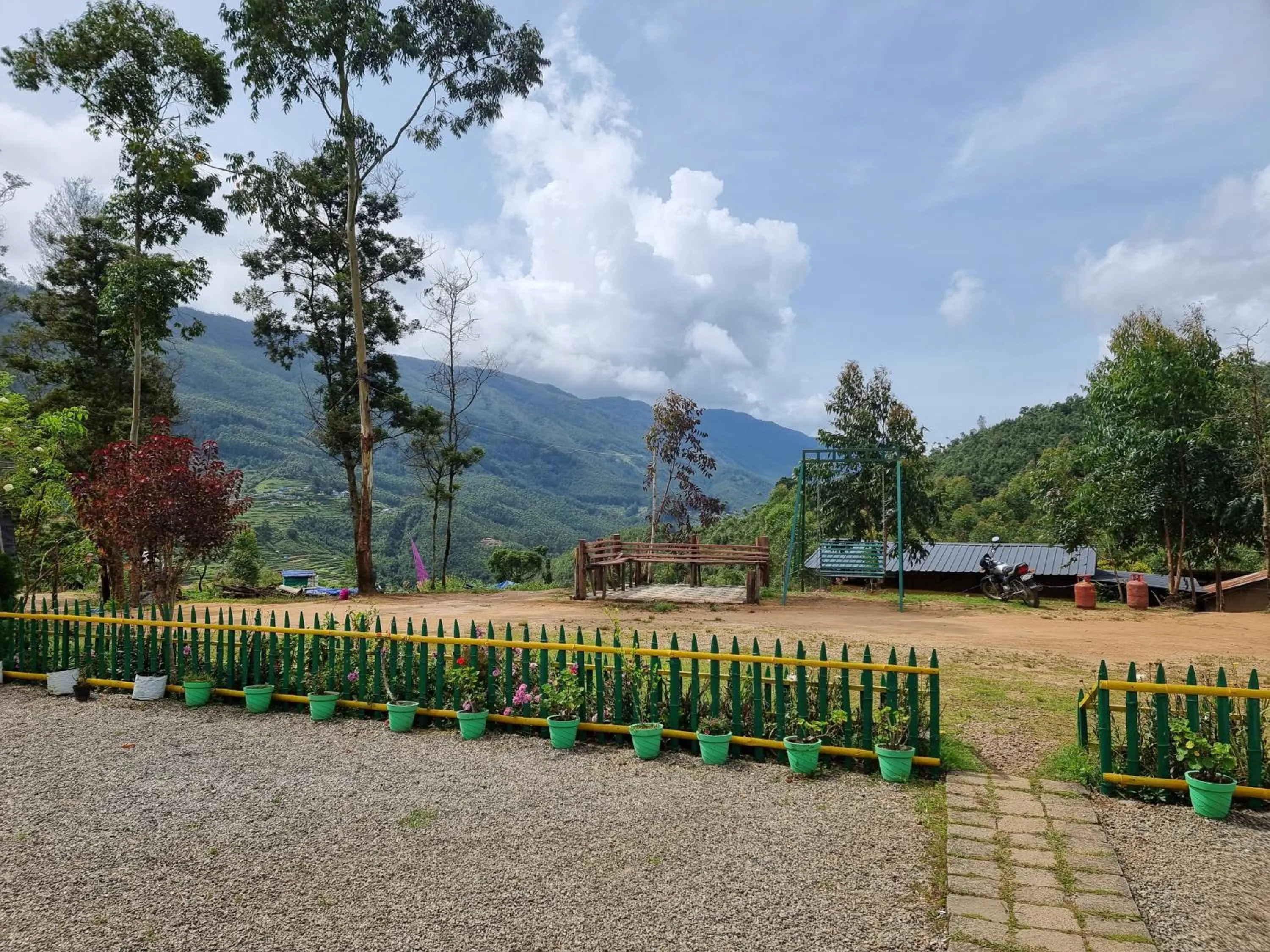 Mountain view in NATURE CASTLE -Traditional villa,Vattavada