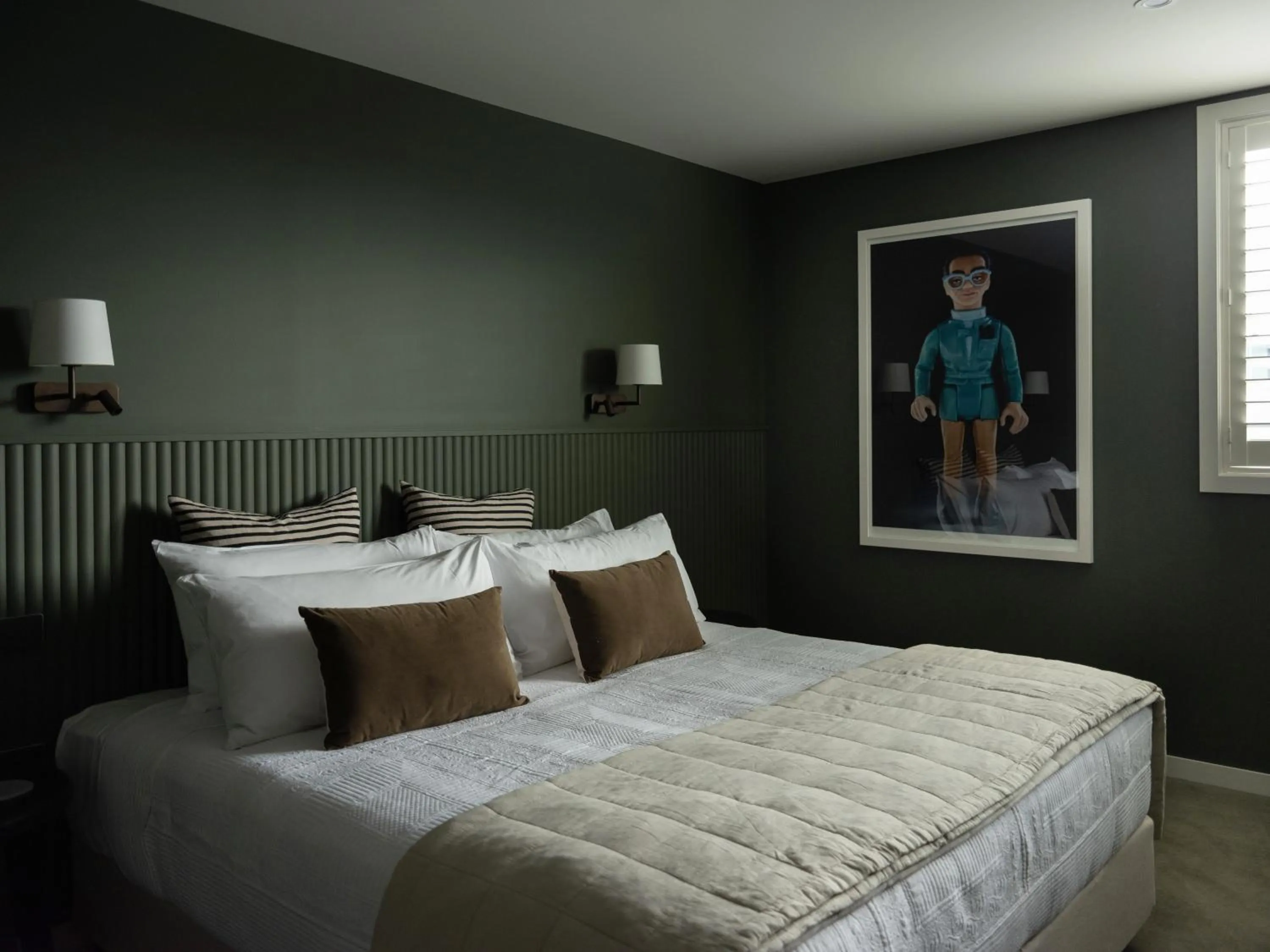 Bedroom, Bed in Porters Boutique Hotel